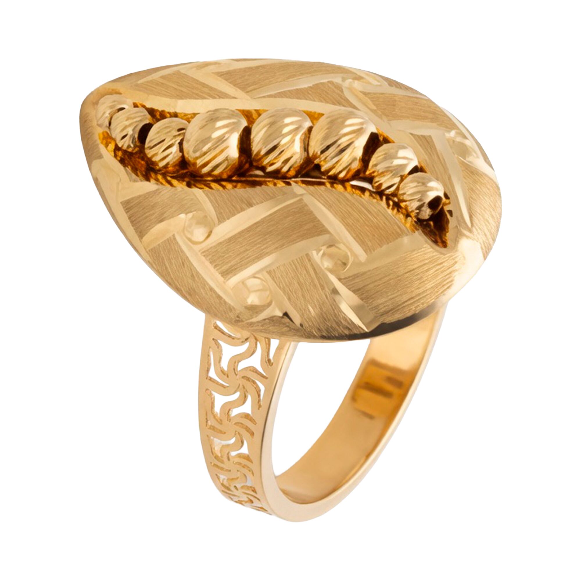 Кольцо, золото, 585, 4.6г, 63431 | GoldMarket.kz