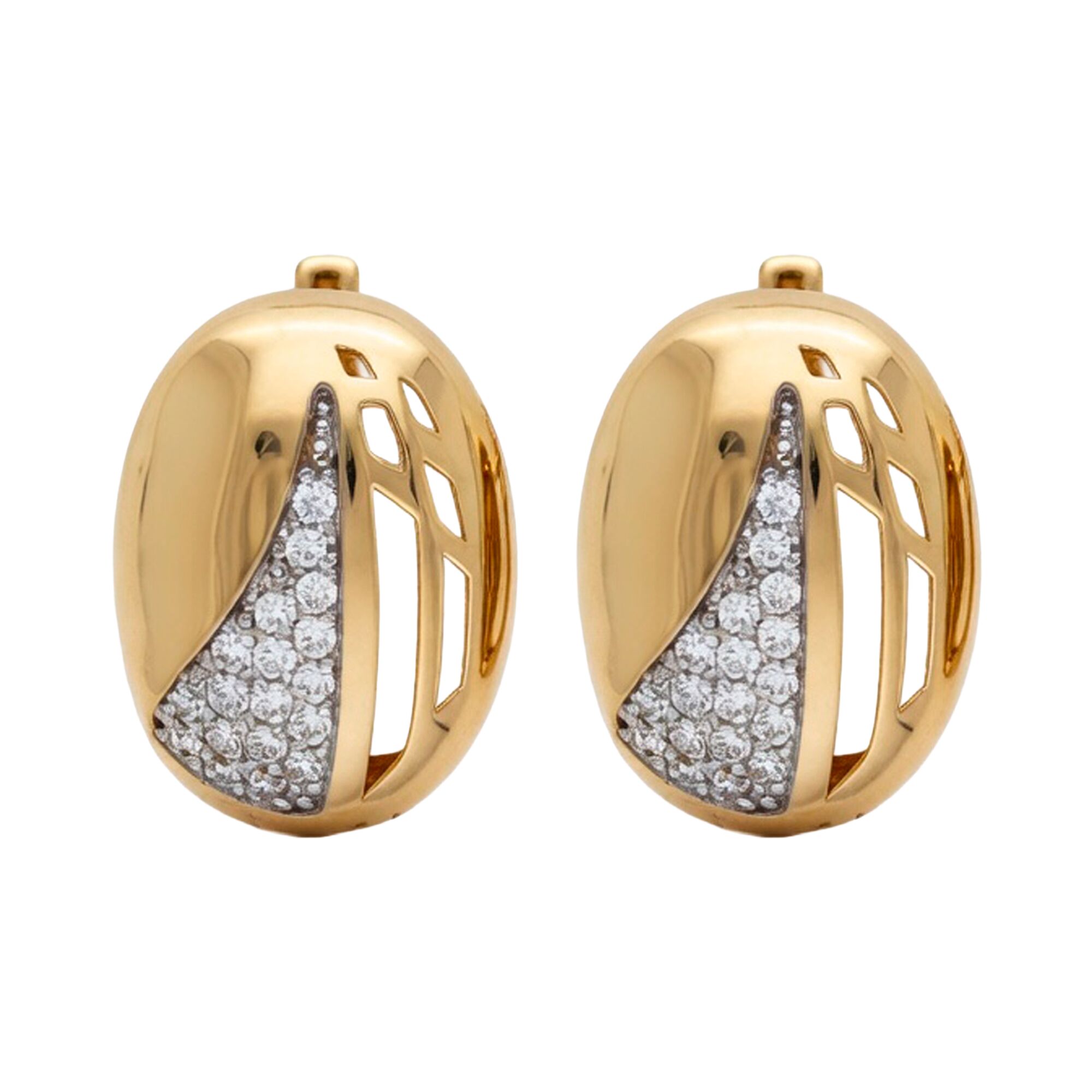 Серьги, золото, 585, 3.01г, 63435 | GoldMarket.kz