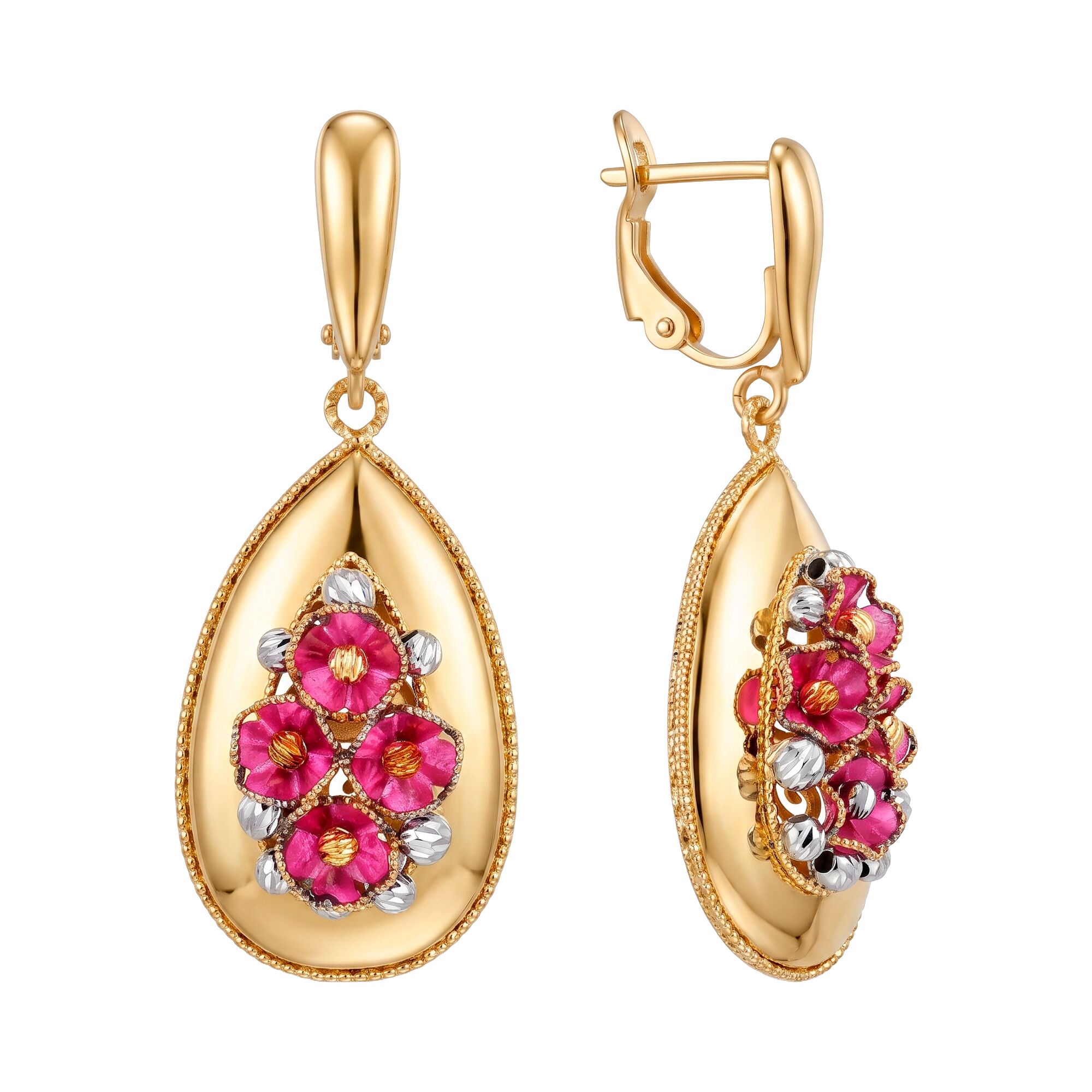 Серьги, золото, 750, 11.84г, 64043, изображение 2 | GoldMarket.kz