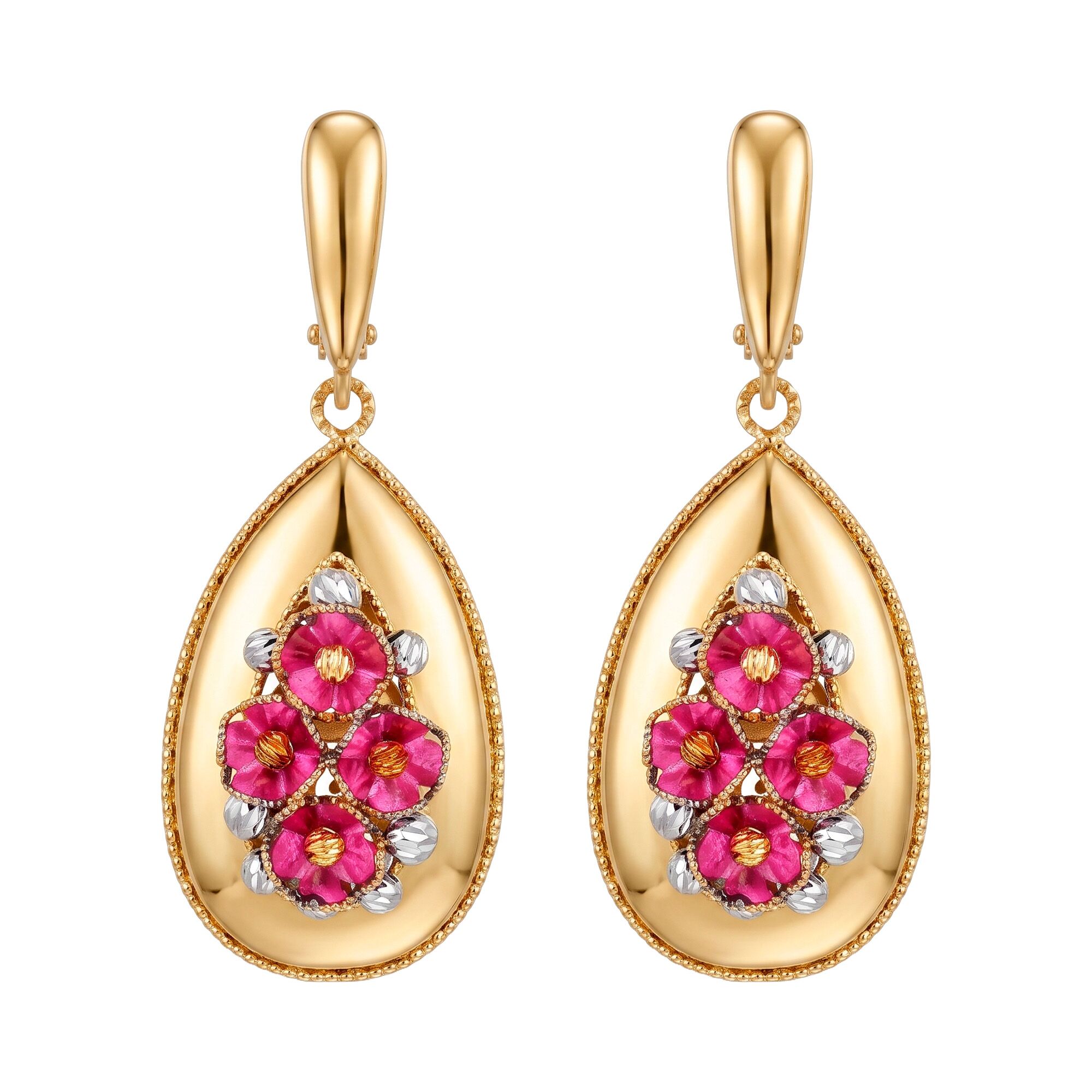 Серьги, золото, 750, 11.84г, 64043 | GoldMarket.kz