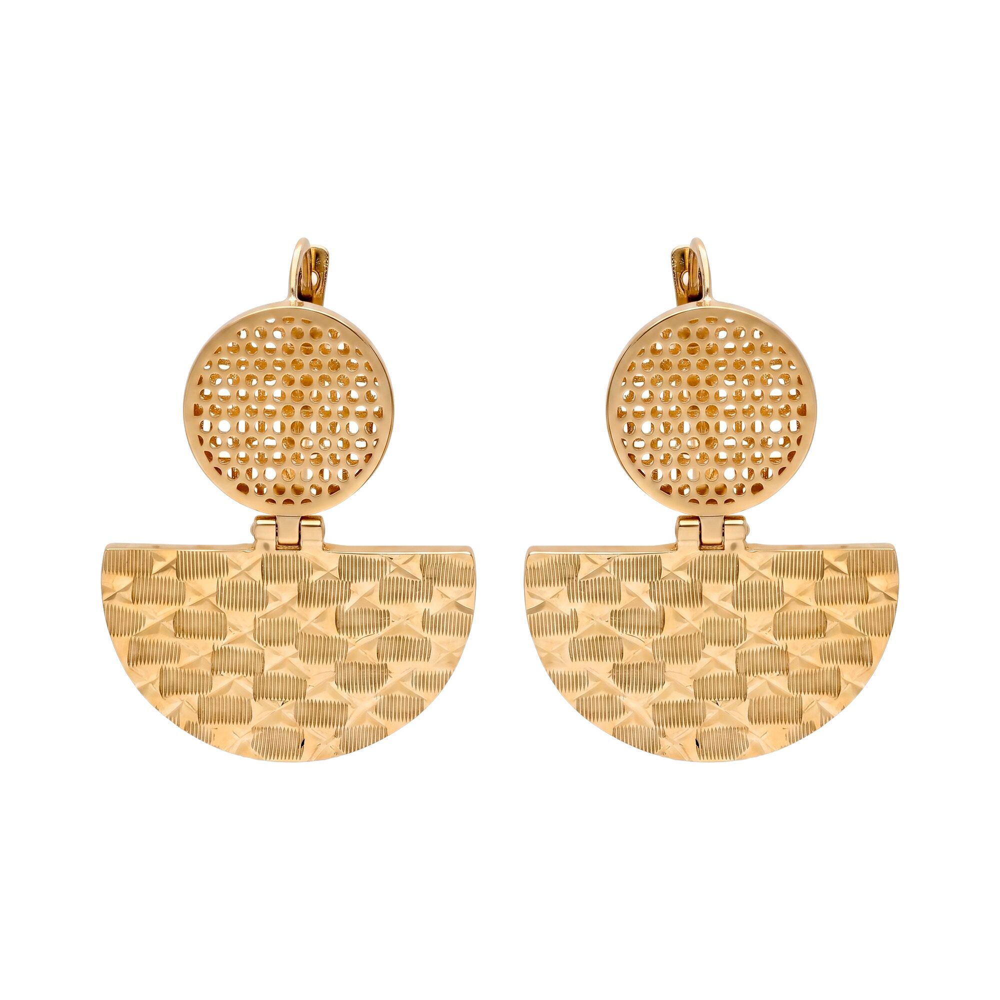 Серьги, золото, 585, 9.57г, 64058 | GoldMarket.kz