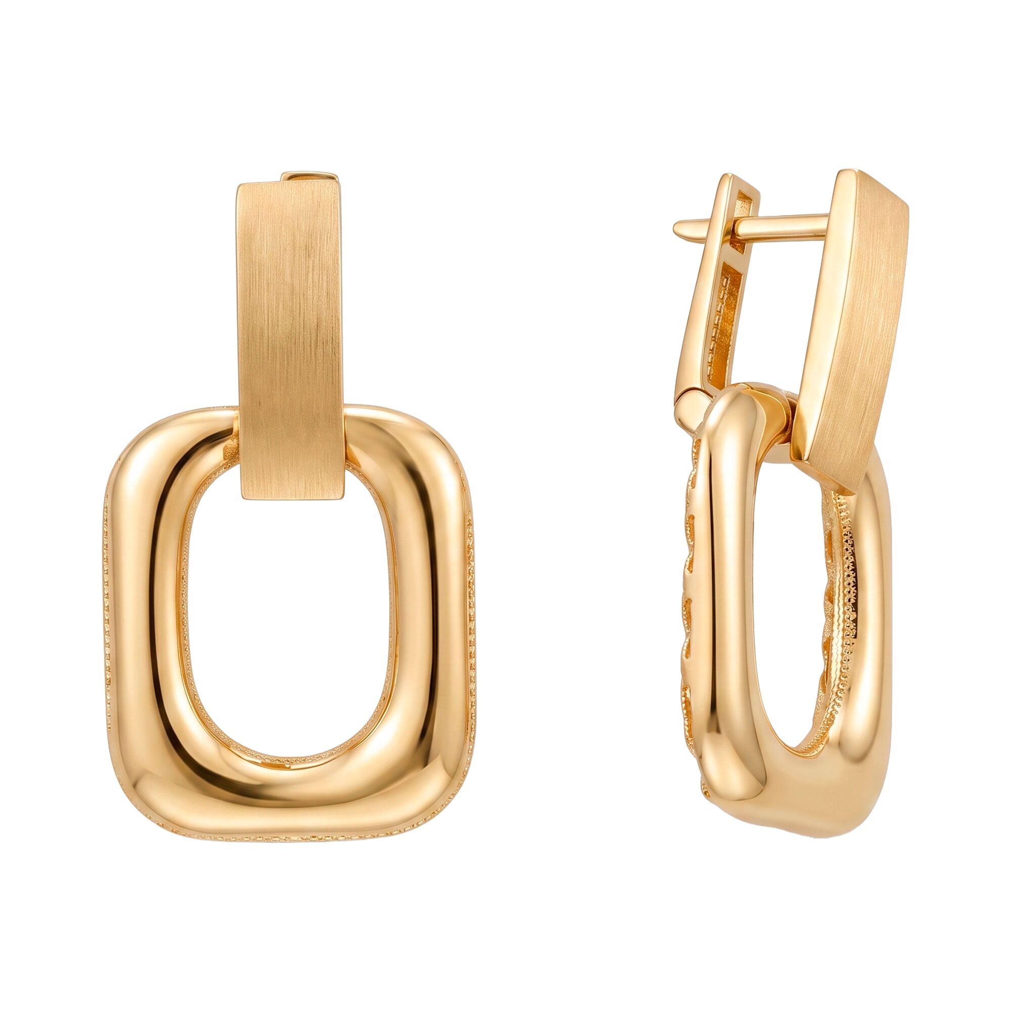 Серьги, золото, 585, 5.41г, 64059, изображение 2 | GoldMarket.kz