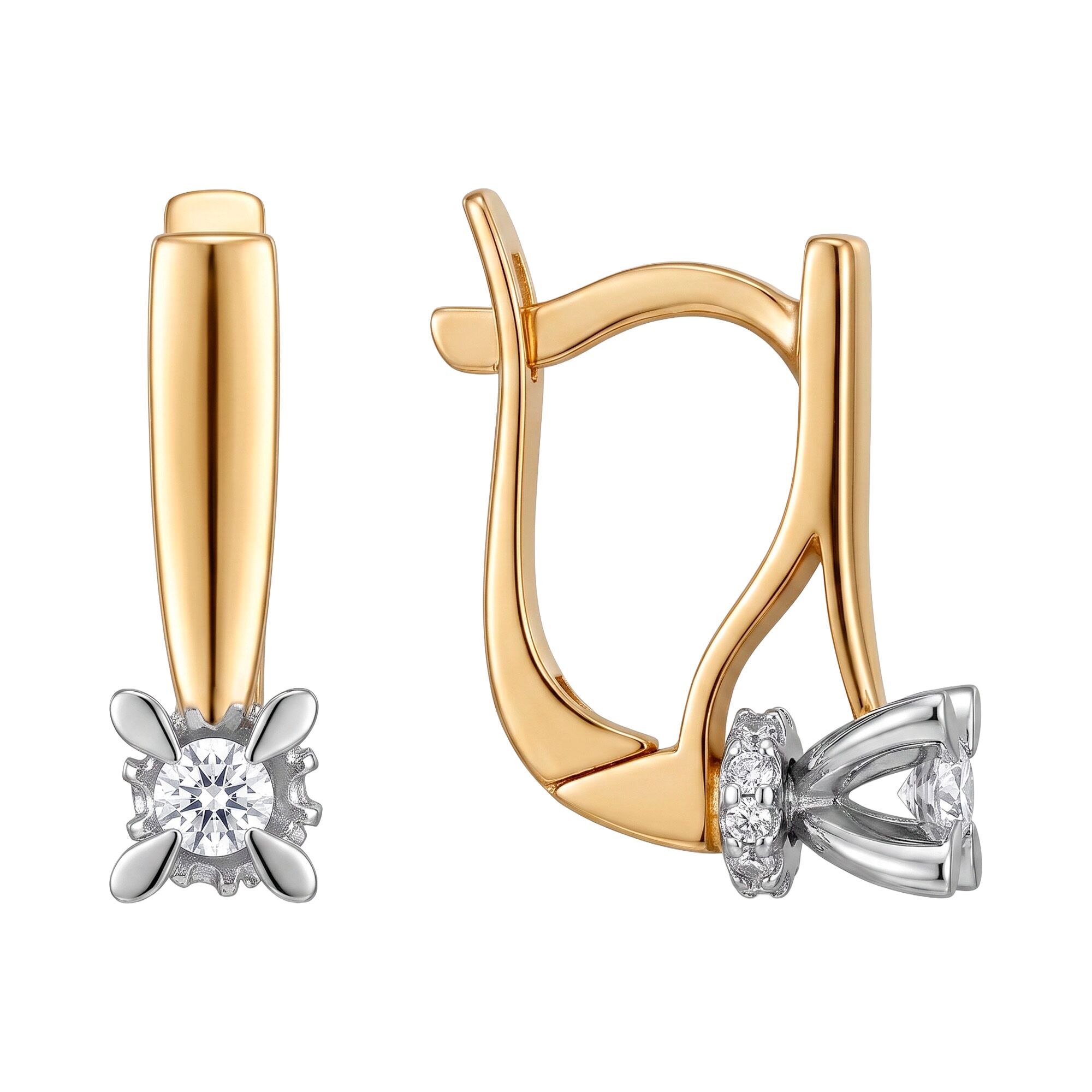 Серьги, золото, 585, 4.46г, 64070, изображение 2 | GoldMarket.kz