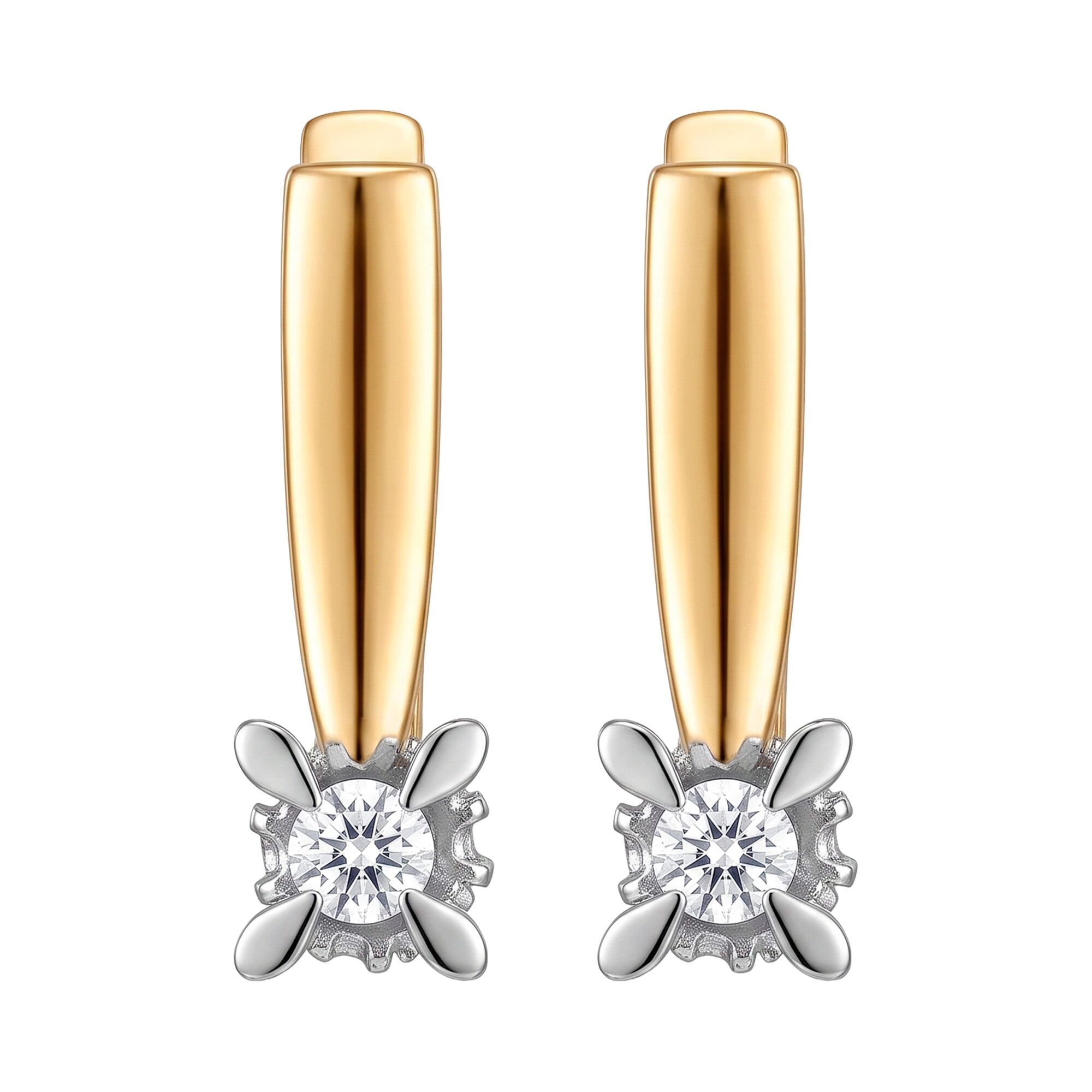 Серьги, золото, 585, 4.46г, 64070 | GoldMarket.kz