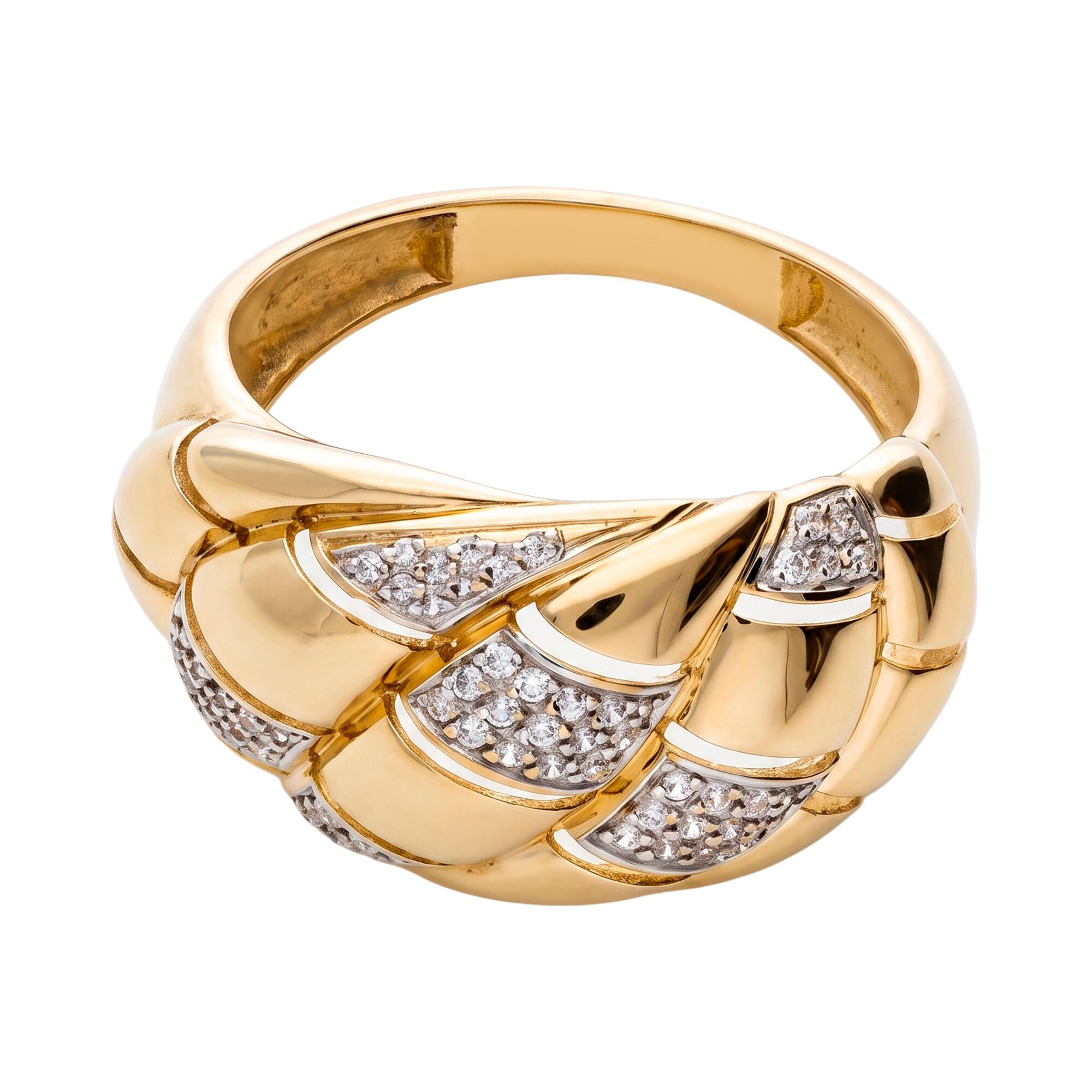 Кольцо, золото, 585, 4.24г, 64084, изображение 2 | GoldMarket.kz