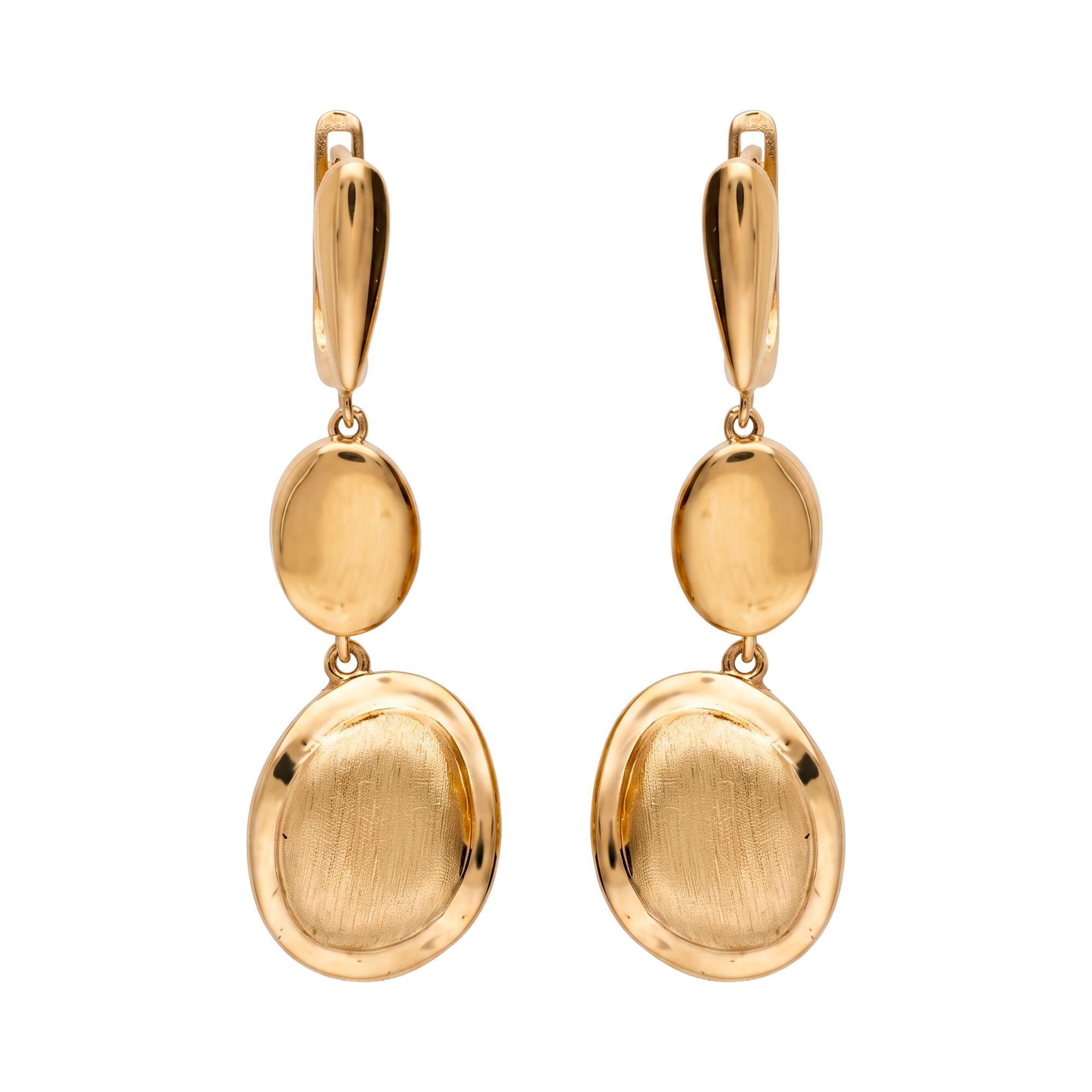 Серьги, золото, 585, 7.53г, 64094 | GoldMarket.kz