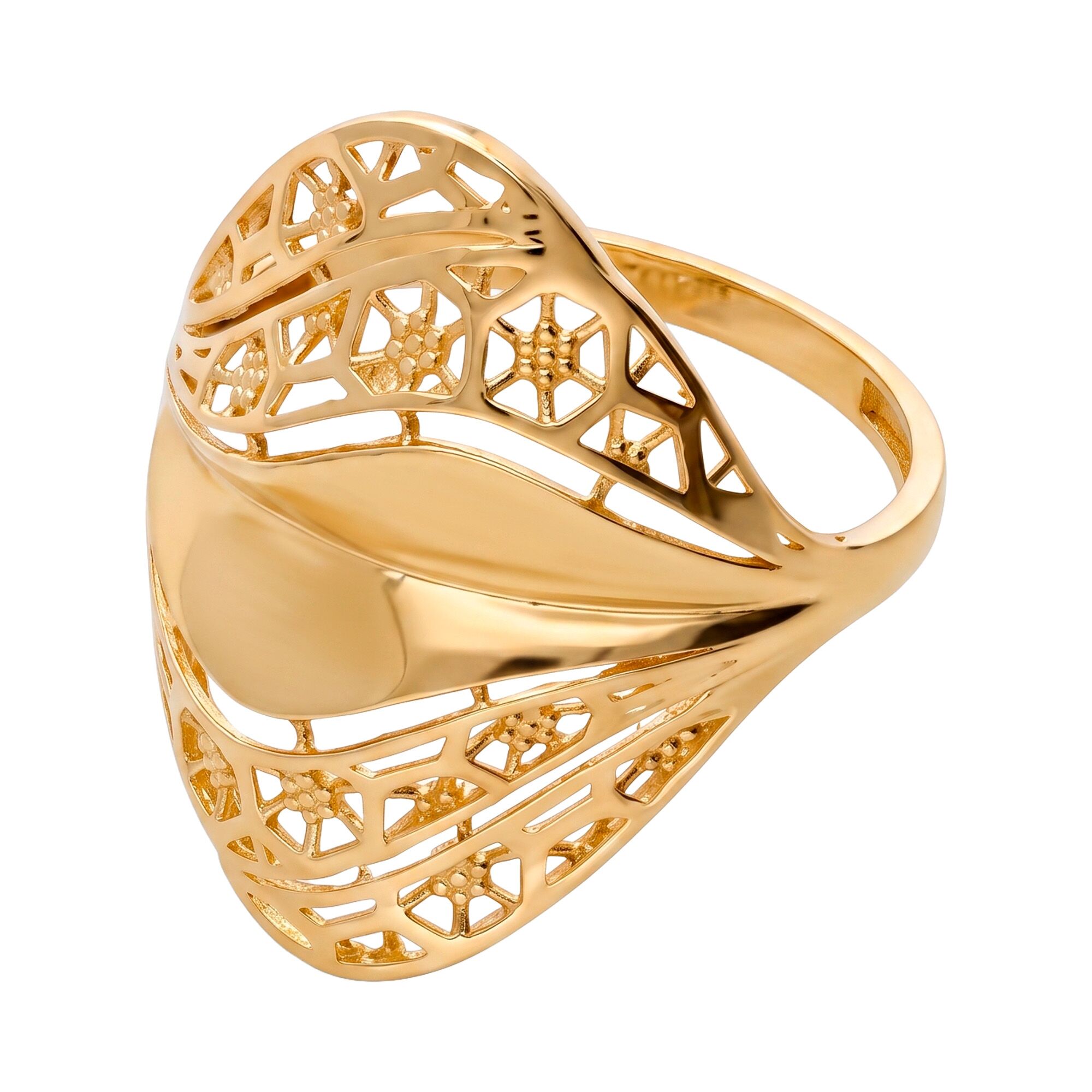 Кольцо, золото, 585, 3.57г, 64096, изображение 2 | GoldMarket.kz