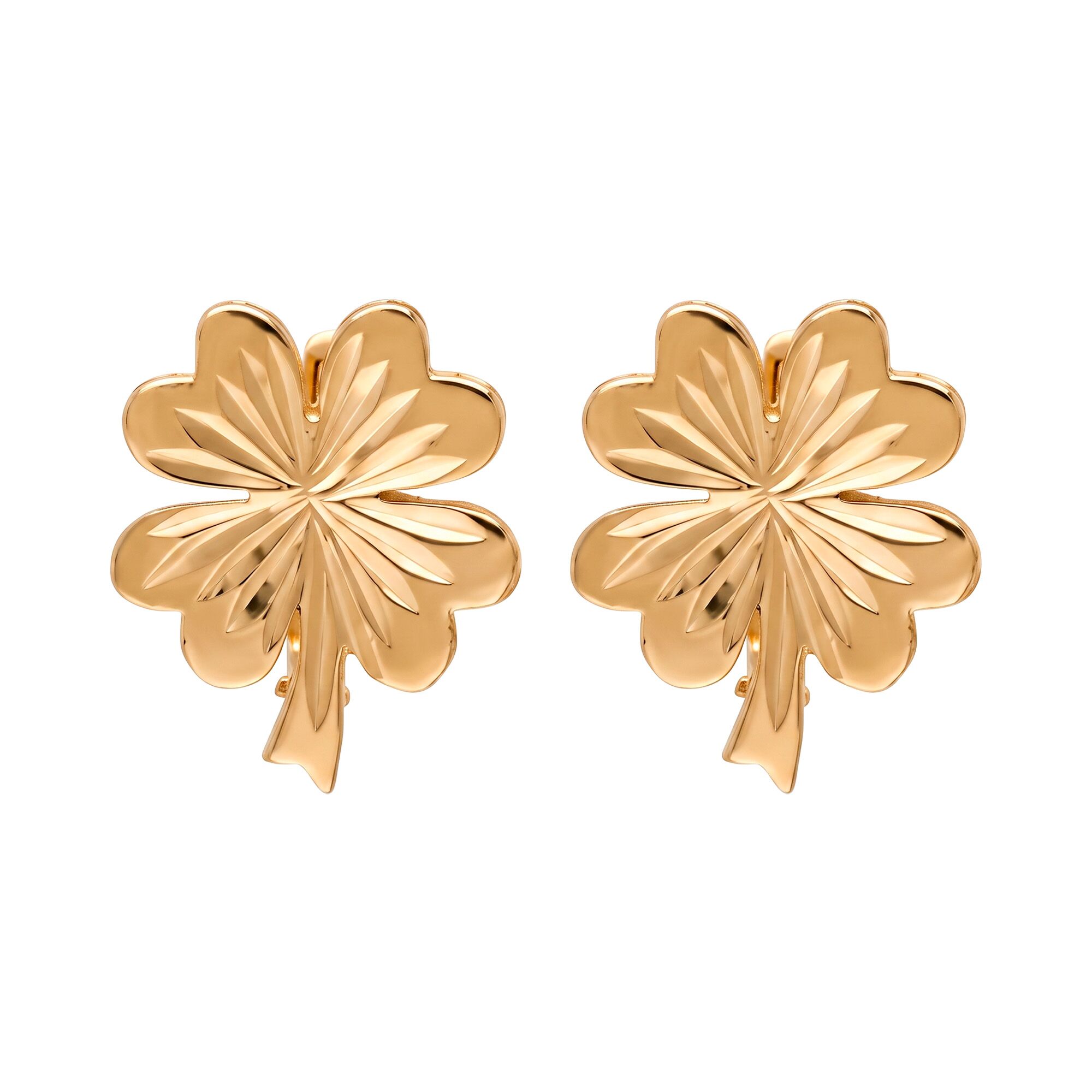 Серьги, золото, 585, 4.15г, 64127 | GoldMarket.kz