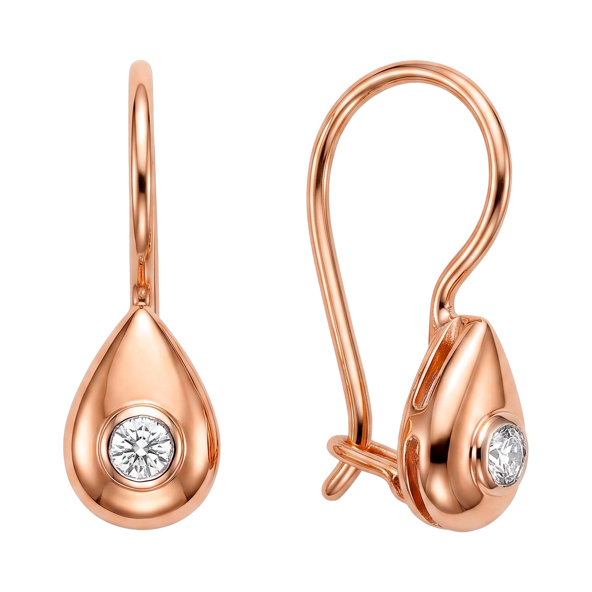 Серьги, золото, 585, 1.54г, 64128, изображение 2 | GoldMarket.kz