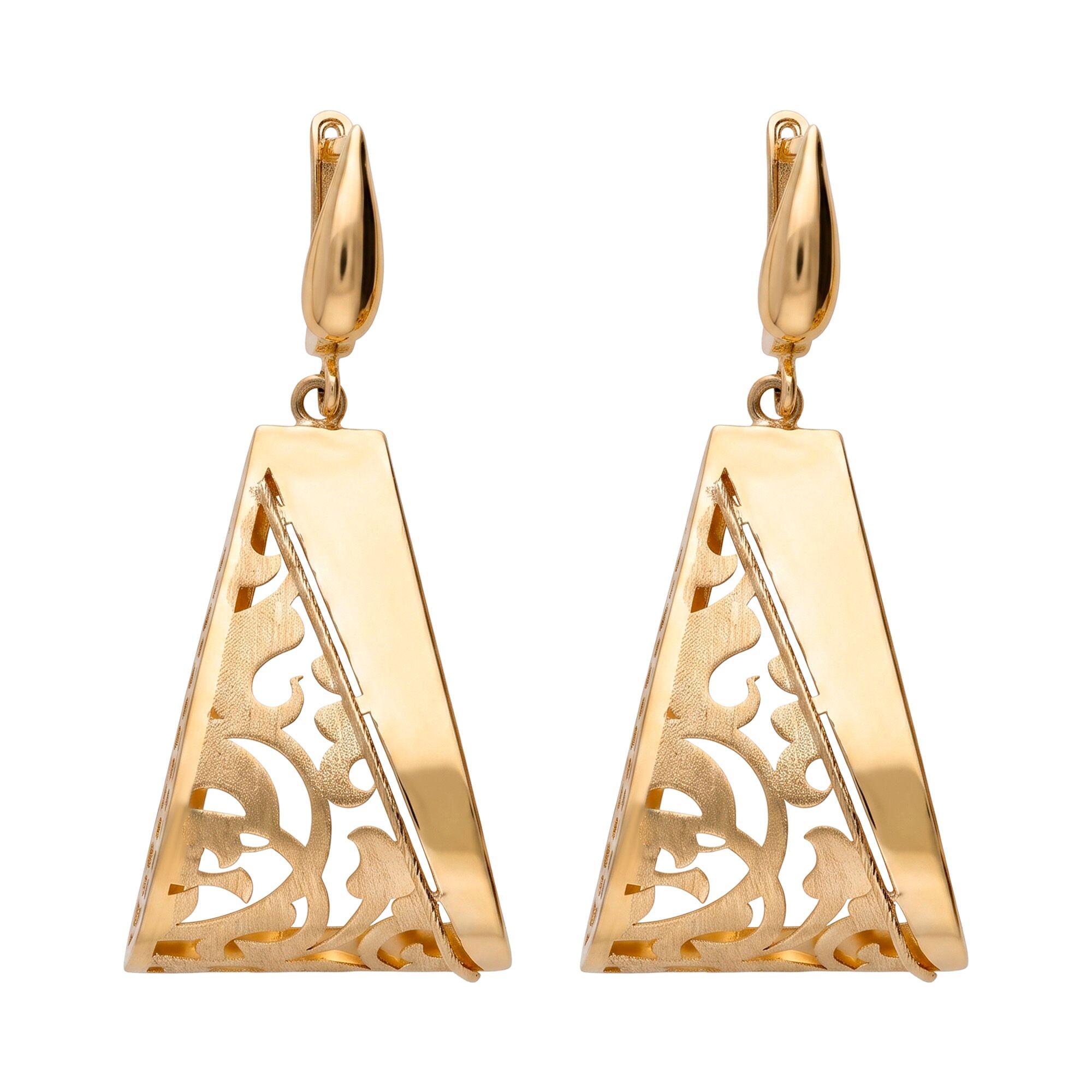 Серьги, золото, 585, 6.75г, 65411 | GoldMarket.kz