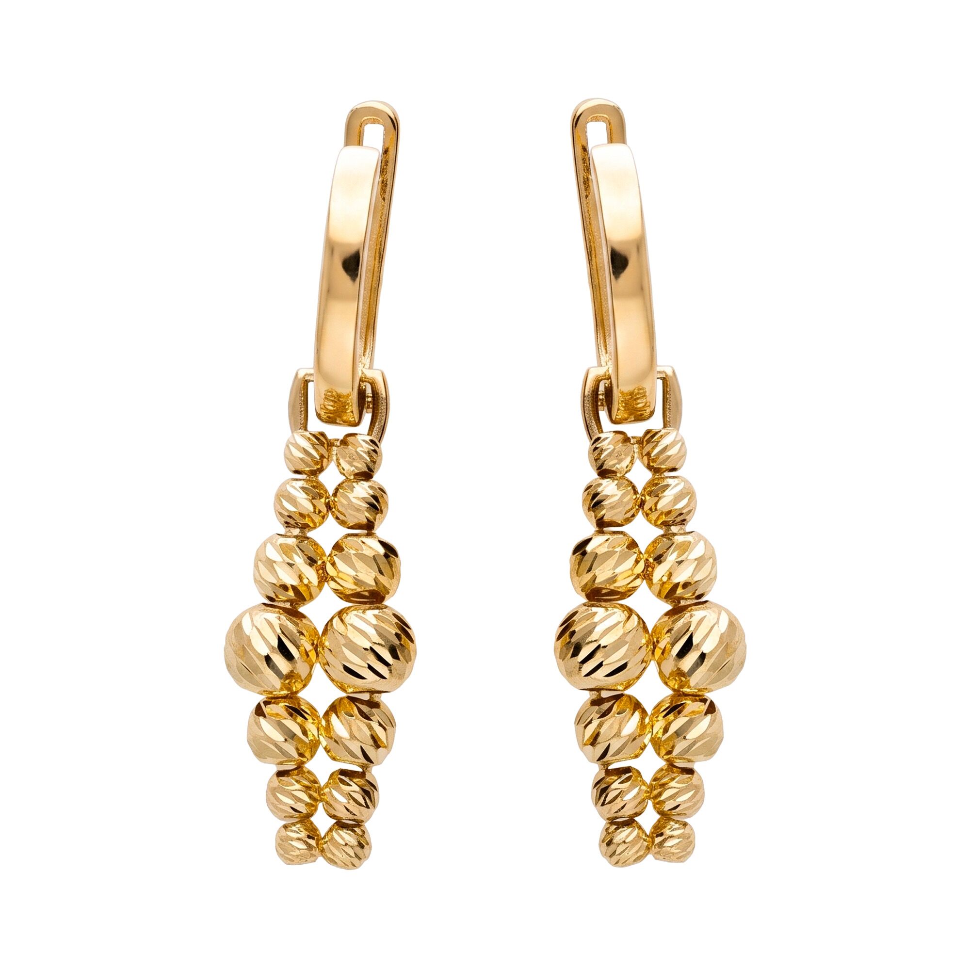 Серьги, золото, 585, 5.76г, 65412 | GoldMarket.kz