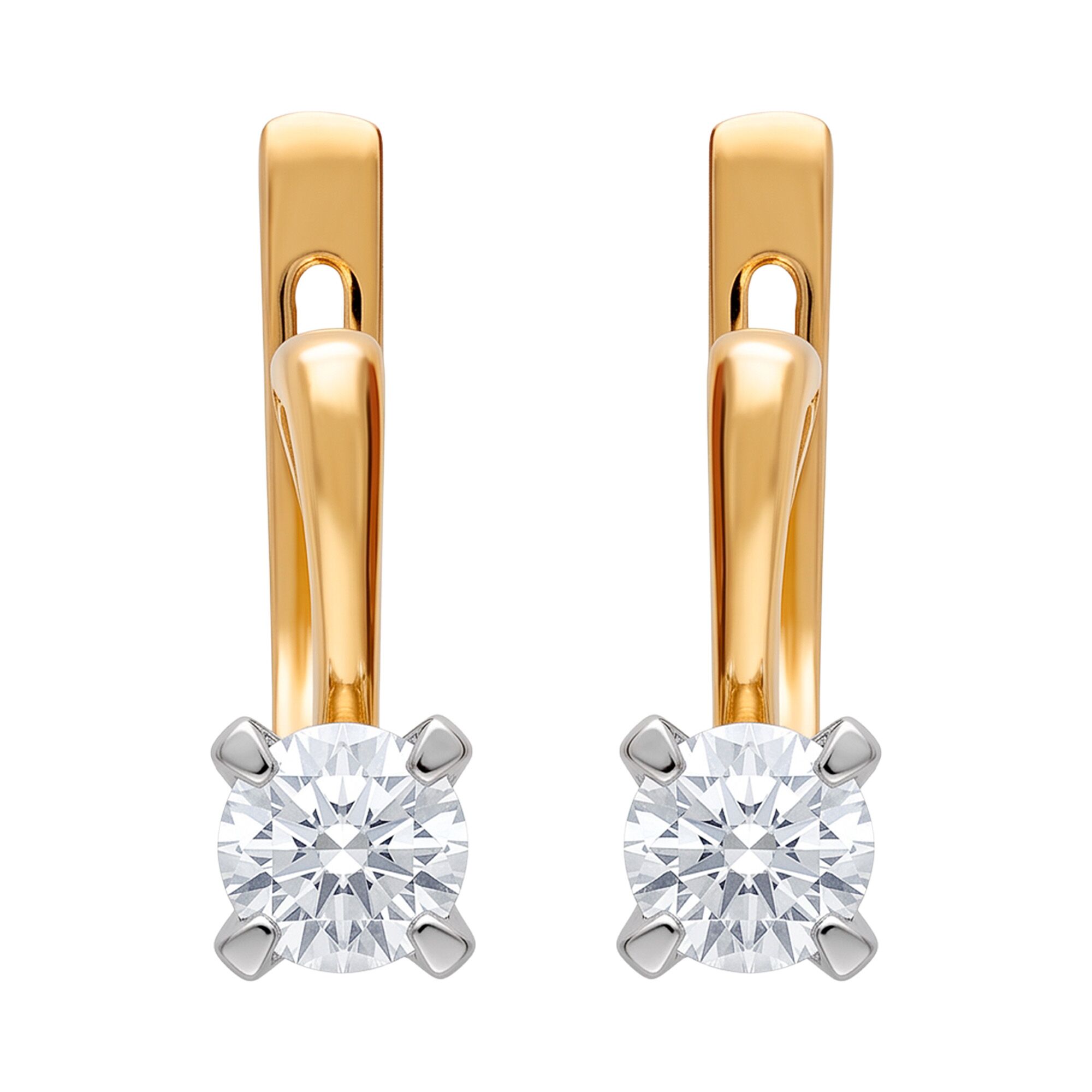 Серьги, золото, 585, 4.14г, 65426 | GoldMarket.kz