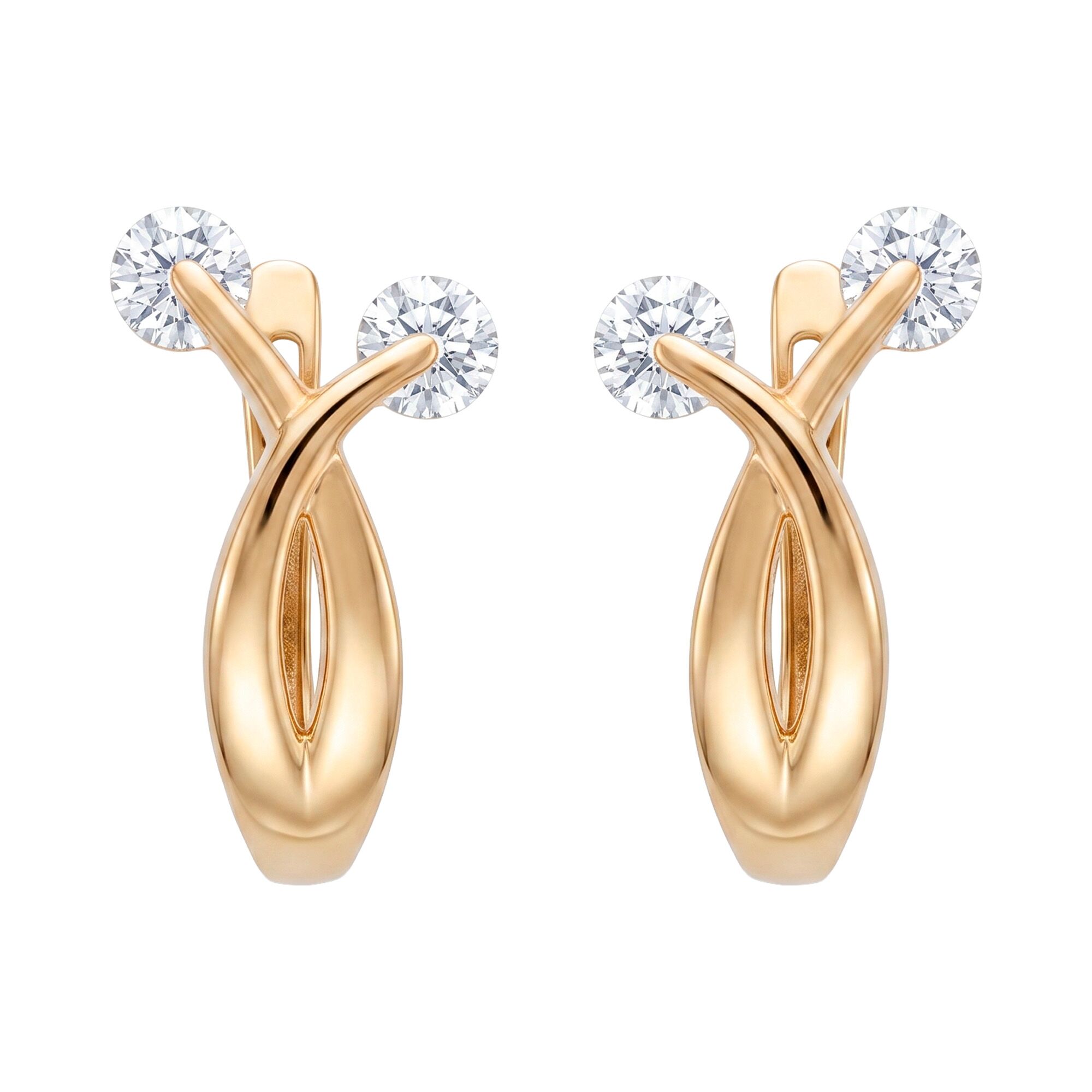 Серьги, золото, 585, 3.62г, 65440 | GoldMarket.kz
