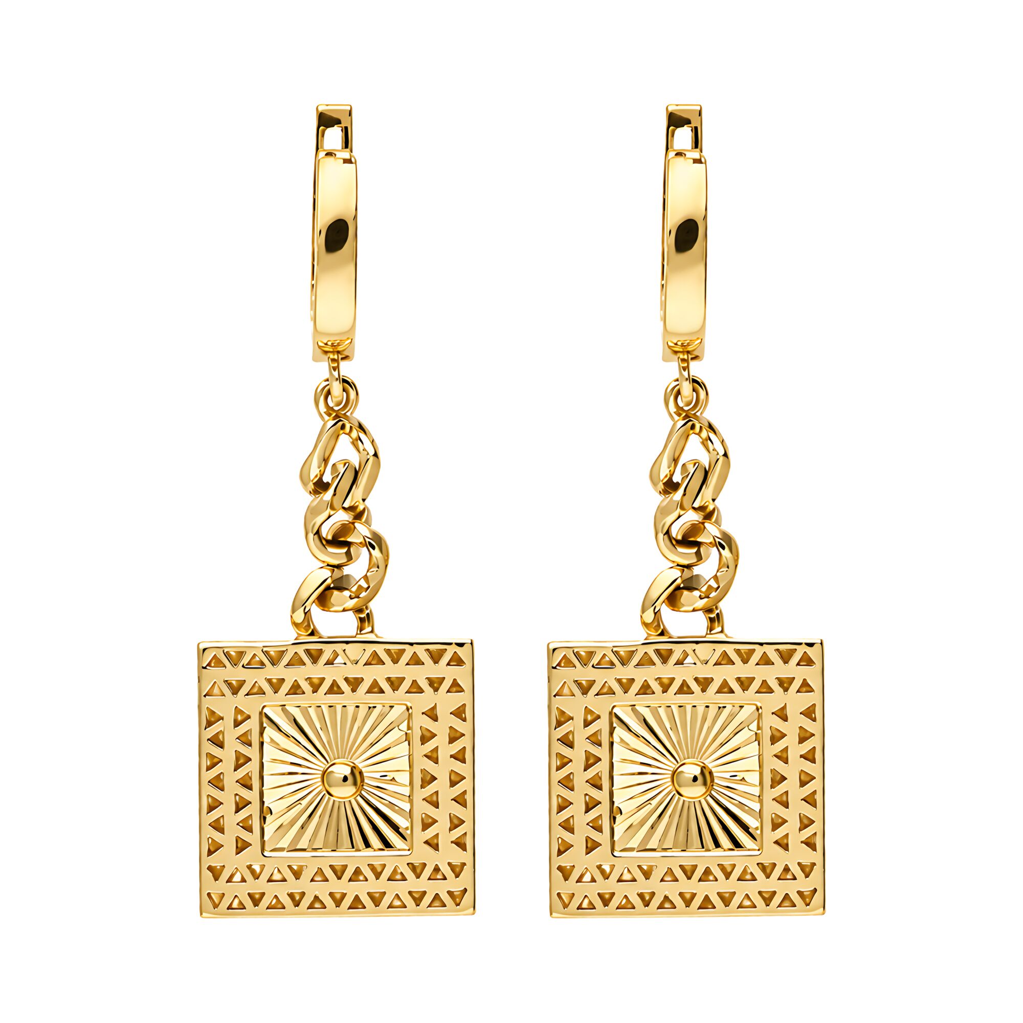 Серьги, золото, 585, 9.82г, 63265 | GoldMarket.kz