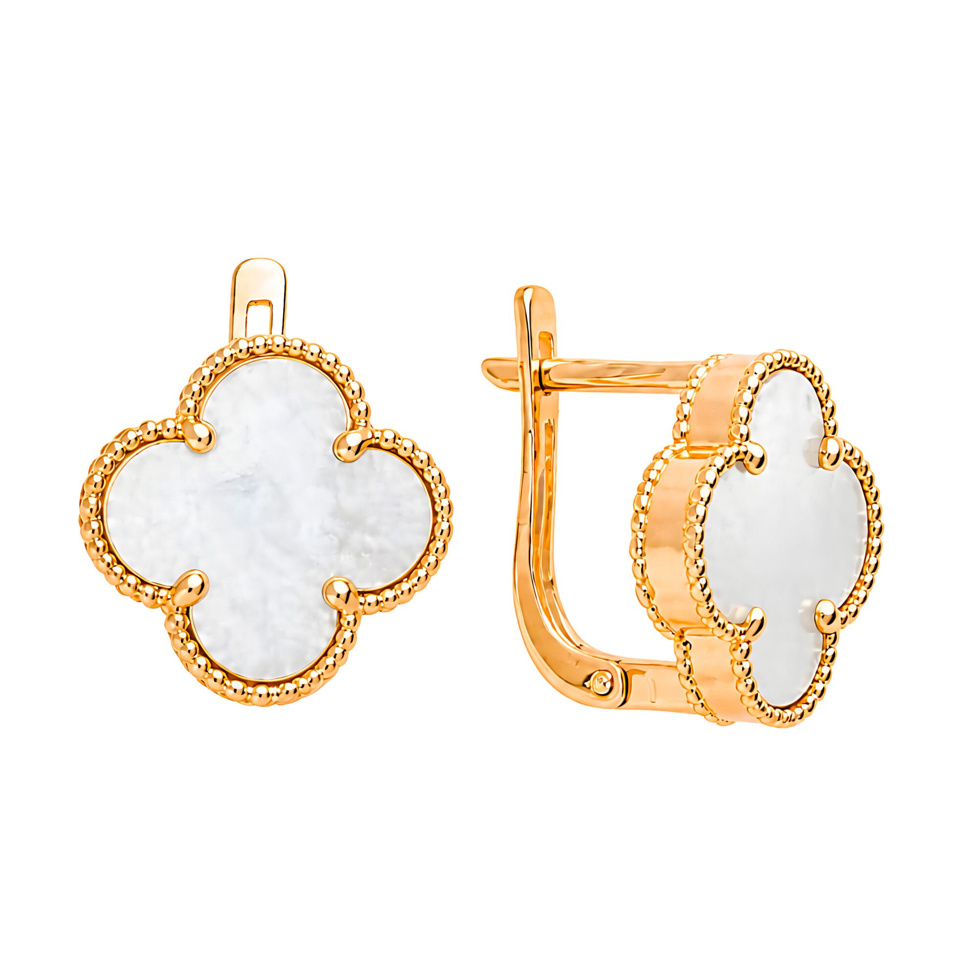 Серьги, золото, 585, 4.37г, 63268, изображение 2 | GoldMarket.kz
