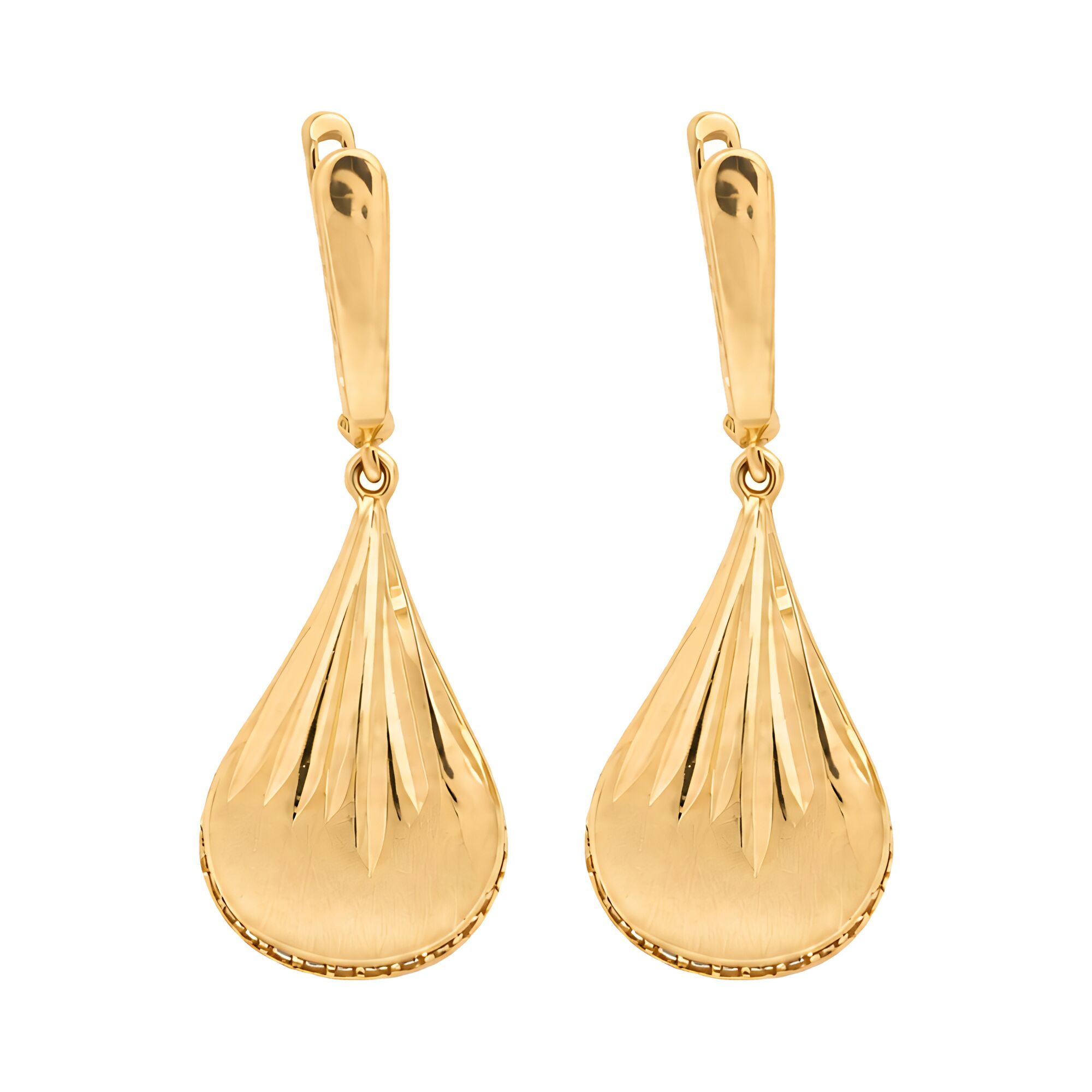 Серьги, золото, 585, 3.74г, 63275 | GoldMarket.kz