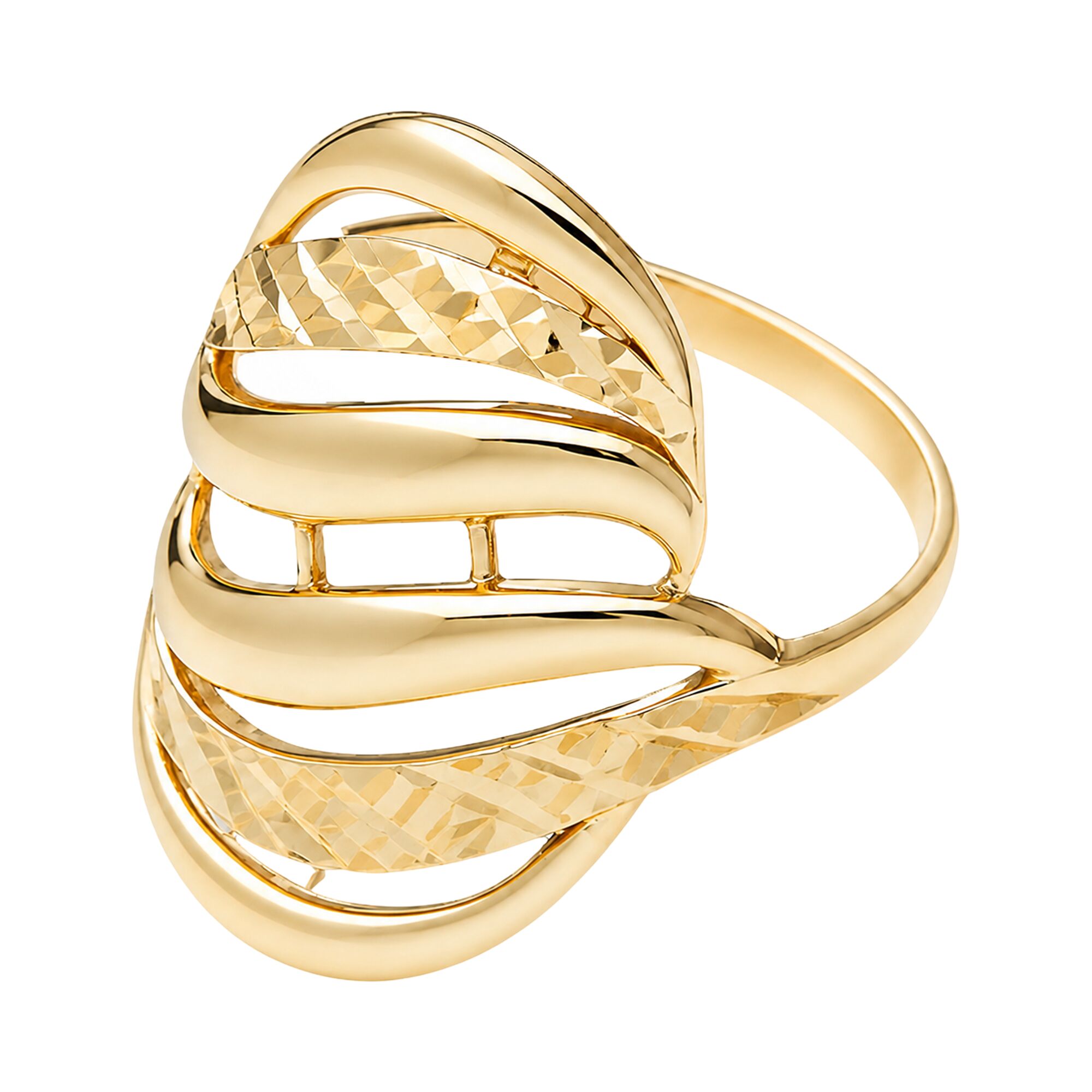 Кольцо, золото, 585, 3.26г, 63277, изображение 2 | GoldMarket.kz