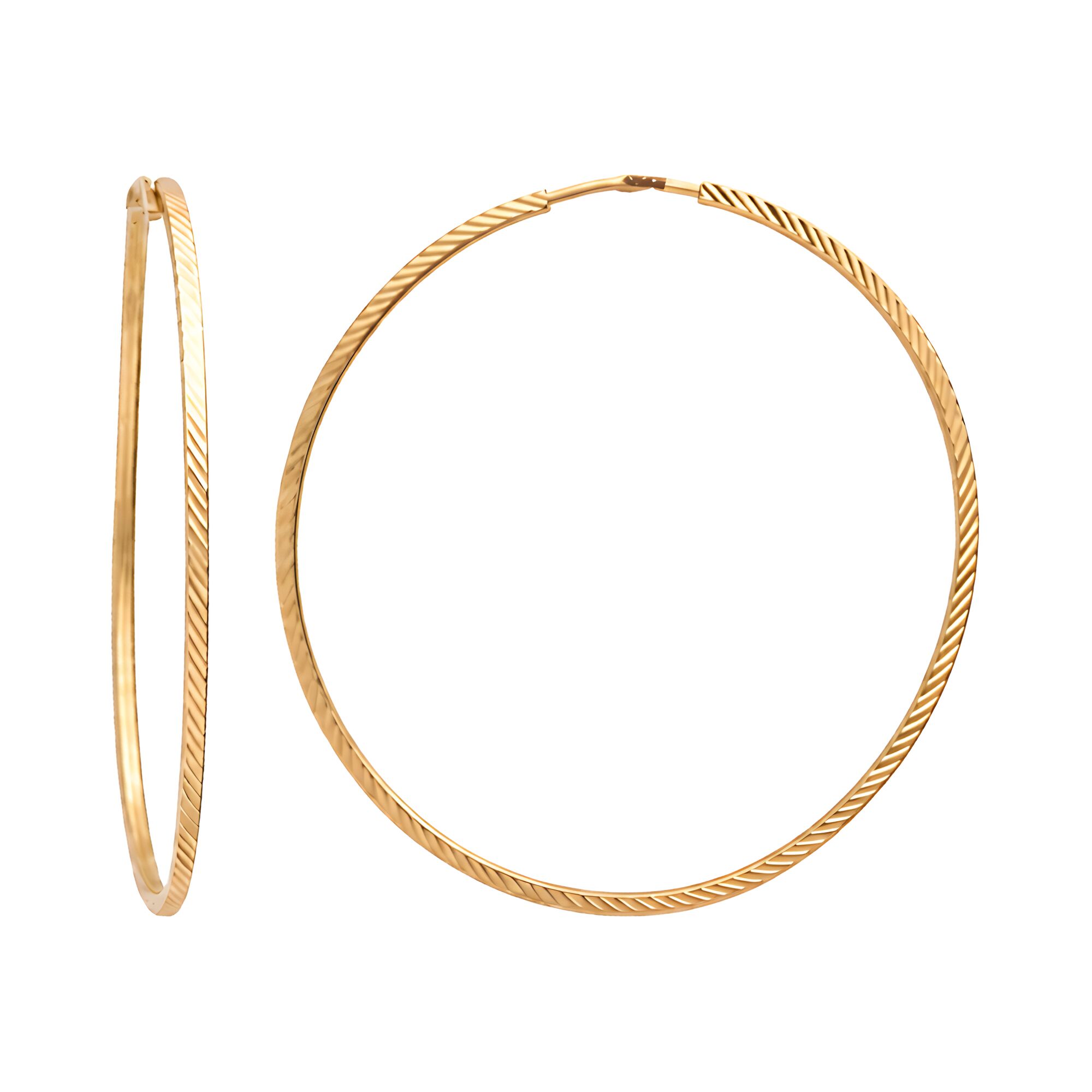 Серьги, золото, 585, 3.45г, 63310, изображение 2 | GoldMarket.kz