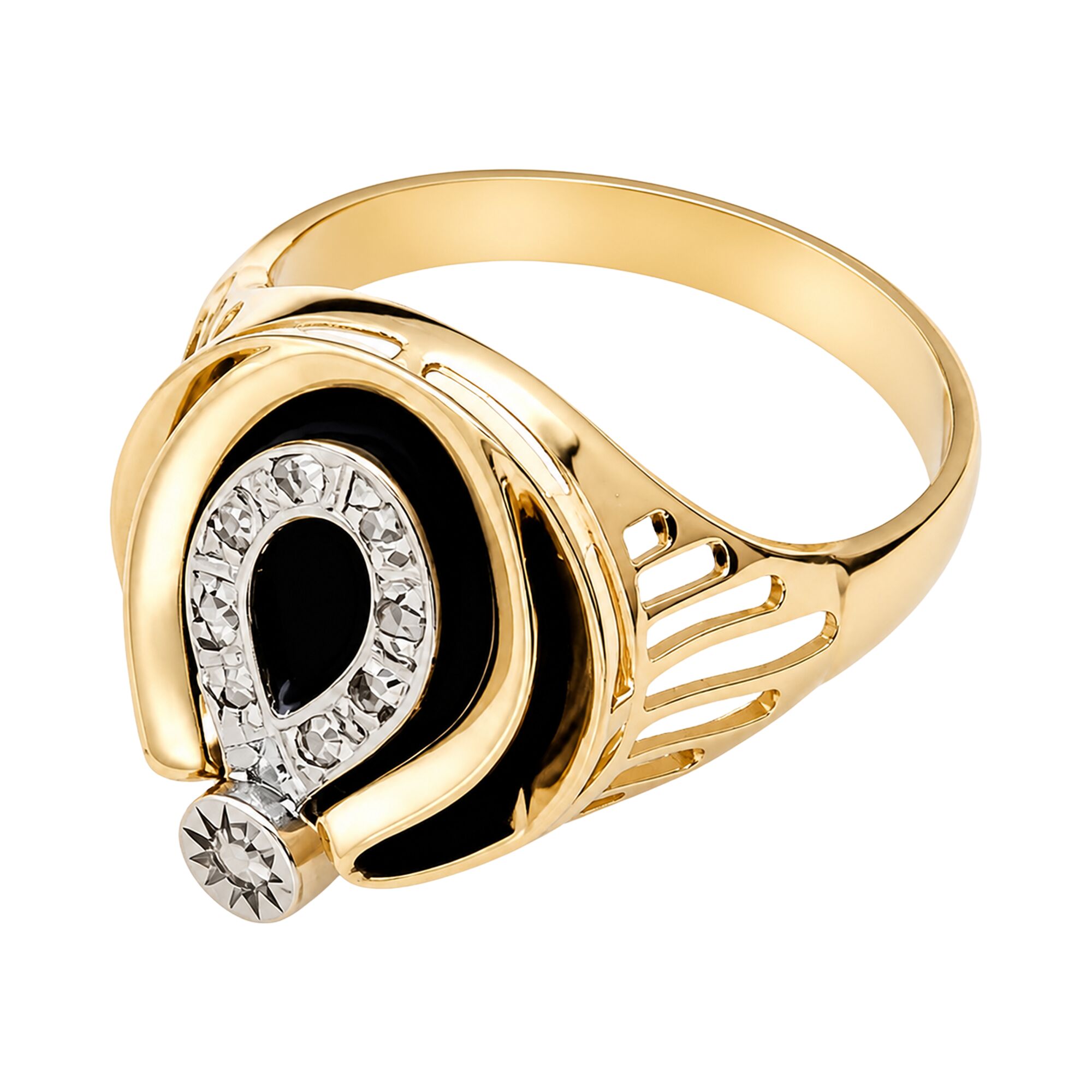 Кольцо, золото, 585, 4.8г, 63312, изображение 2 | GoldMarket.kz