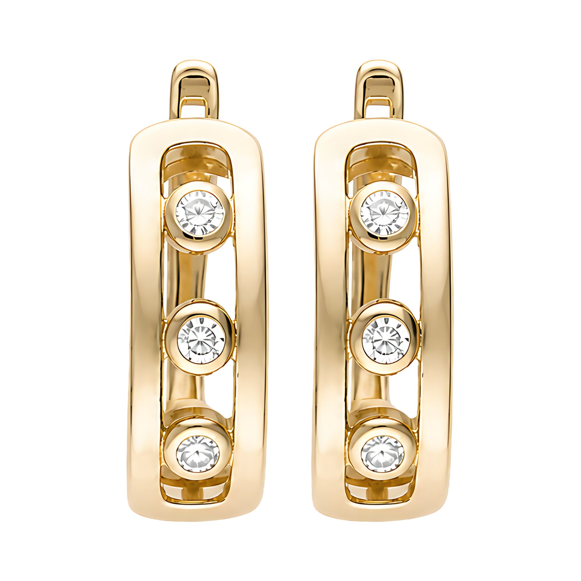 Серьги, золото, 585, 3.67г, 64382 | GoldMarket.kz