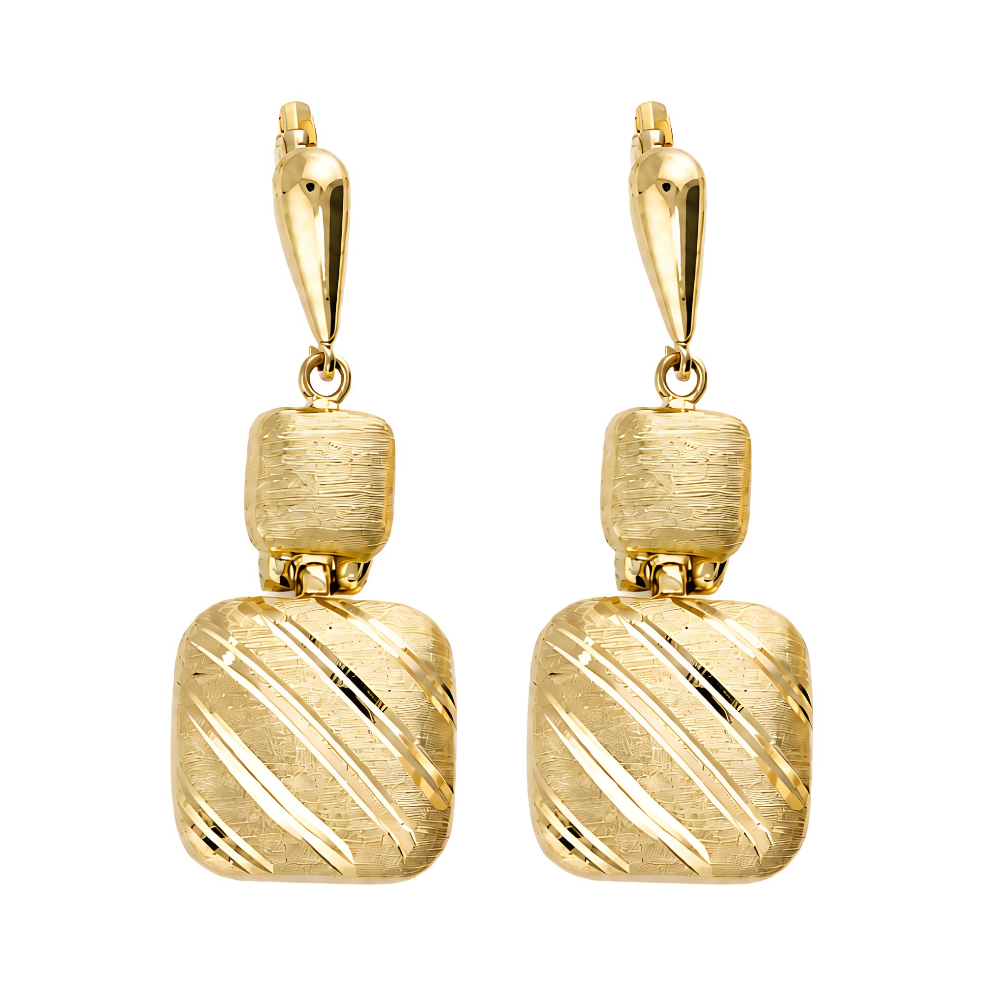 Серьги, золото, 585, 5.9г, 64451 | GoldMarket.kz