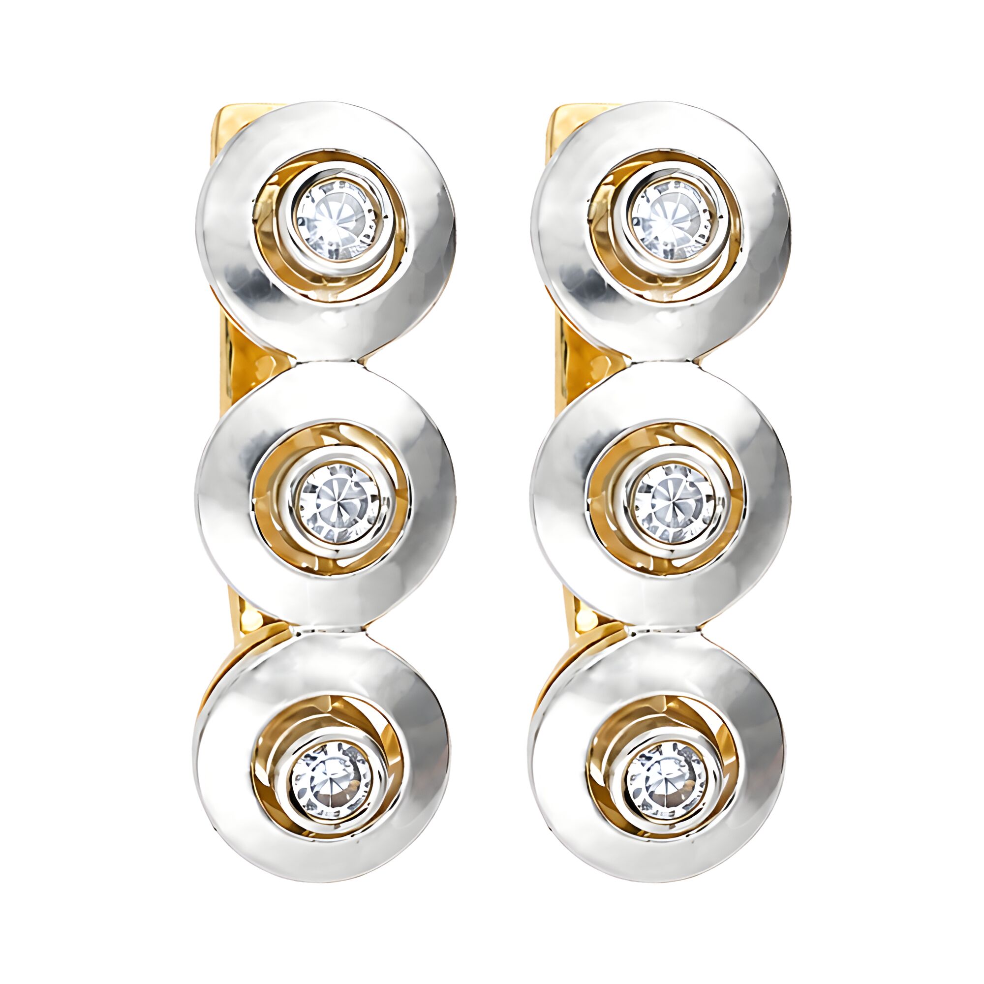 Серьги, золото, 585, 8.7г, 64468 | GoldMarket.kz