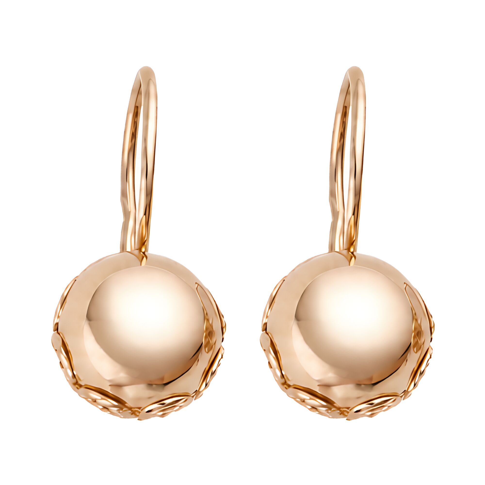 Серьги, золото, 585, 1.34г, 64486 | GoldMarket.kz