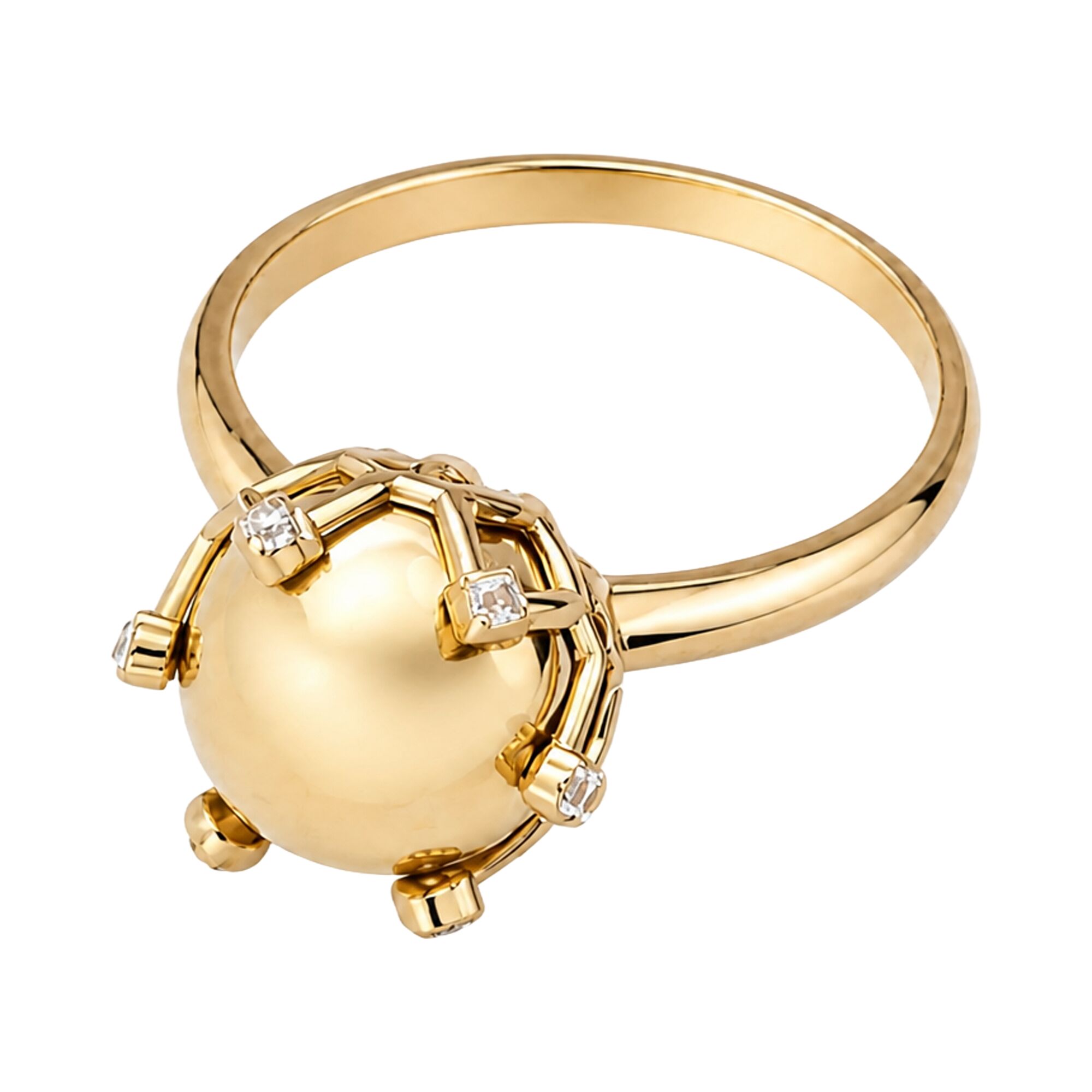 Кольцо, золото, 585, 3.5г, 64508, изображение 2 | GoldMarket.kz