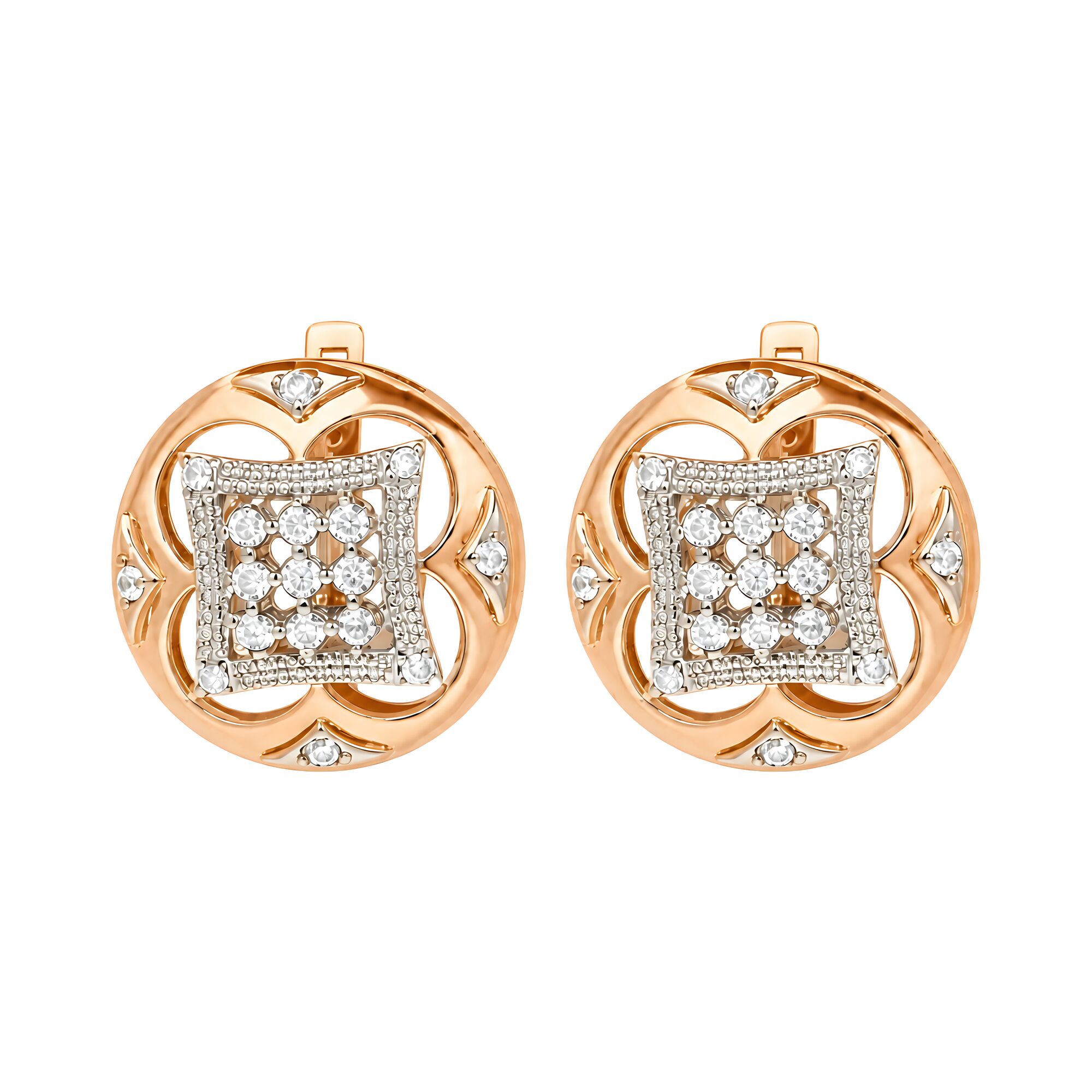 Серьги, золото, 585, 6.58г, 64883 | GoldMarket.kz