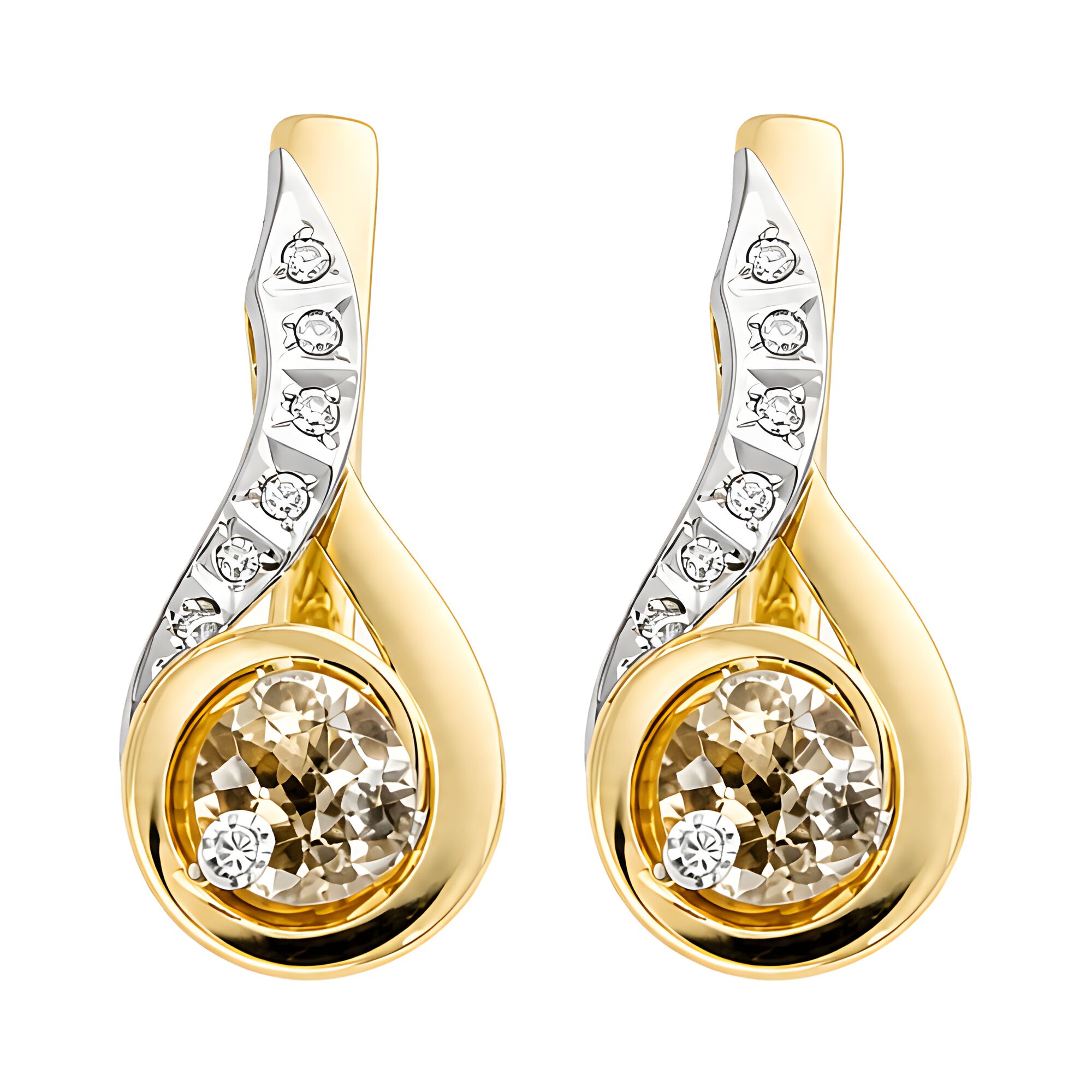 Серьги, золото, 585, 5.06г, 65041 | GoldMarket.kz