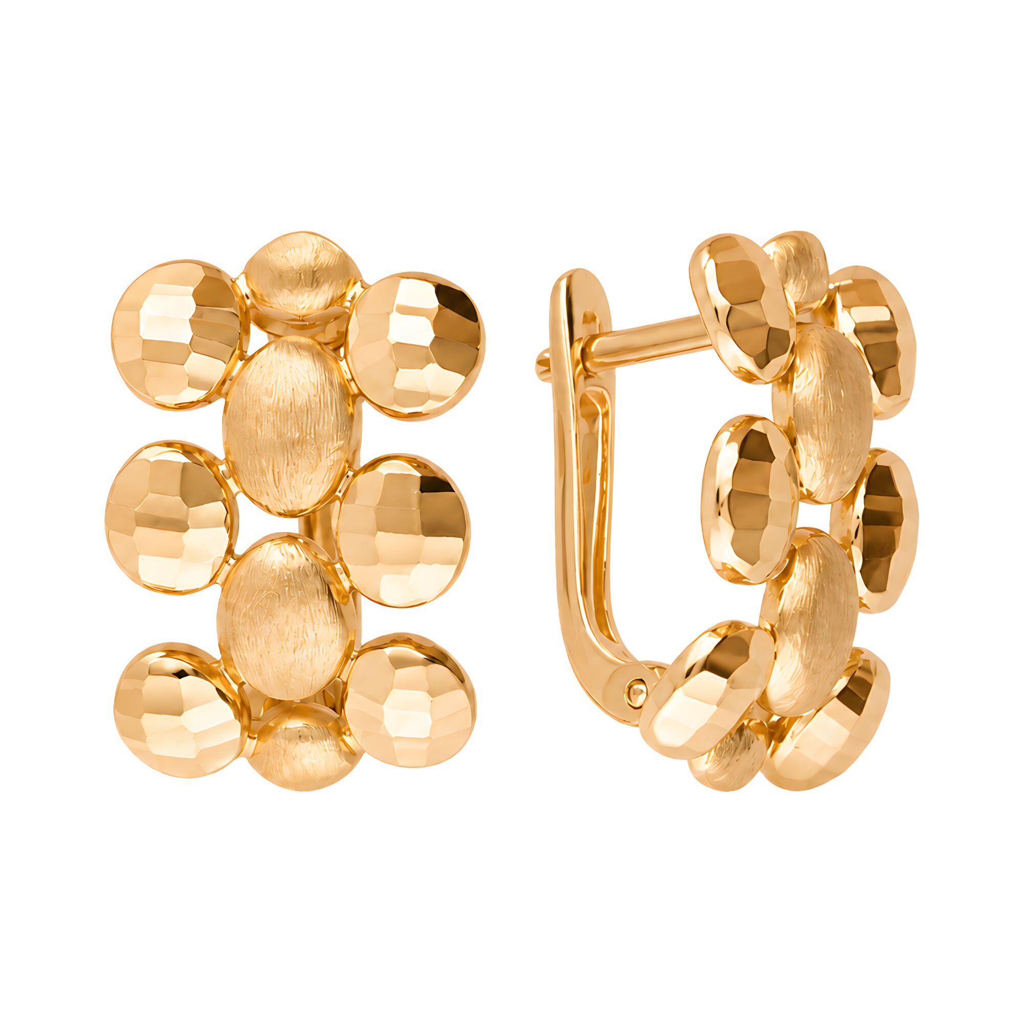Серьги, золото, 585, 5.01г, 65116, изображение 2 | GoldMarket.kz