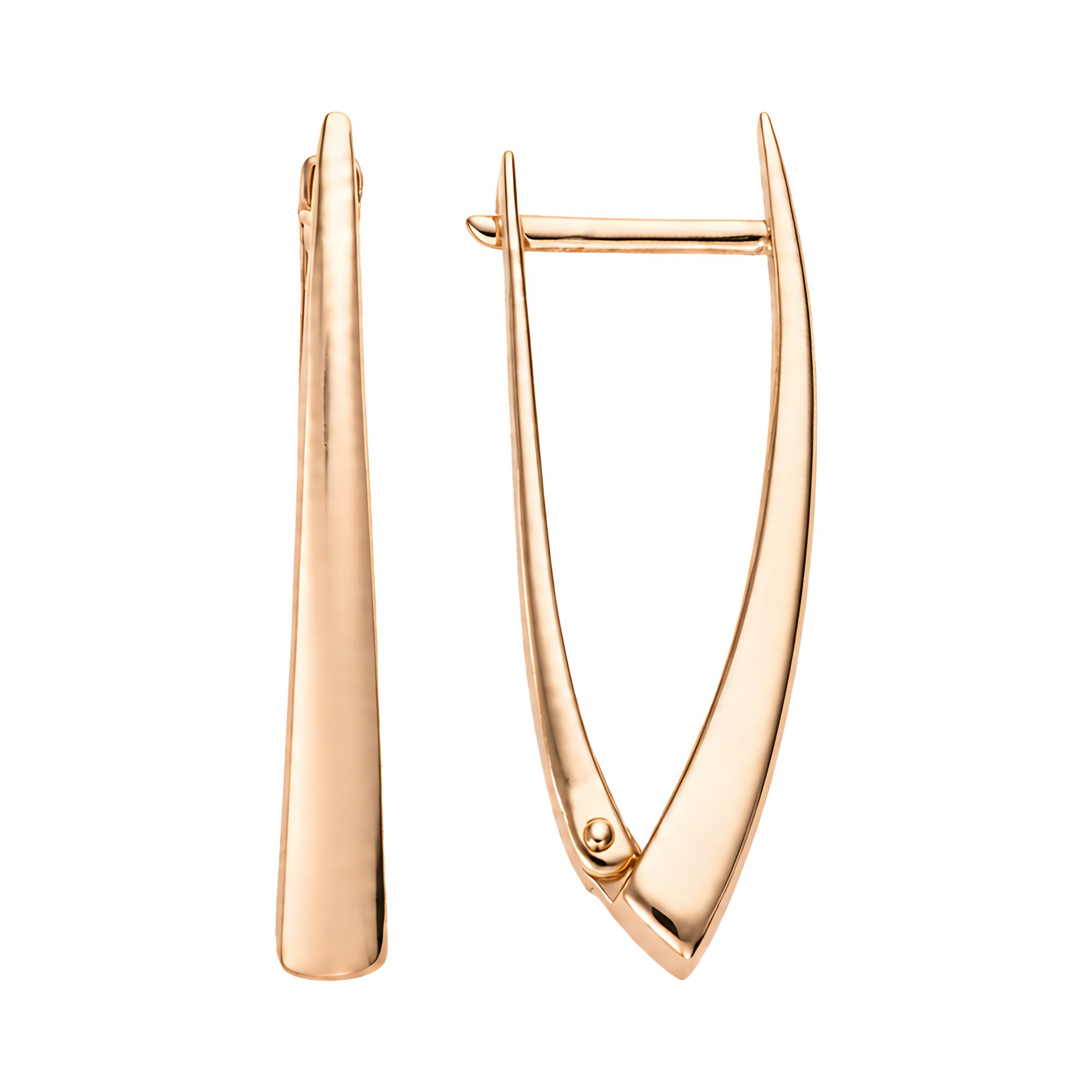 Серьги, золото, 585, 2.94г, 65090, изображение 2 | GoldMarket.kz