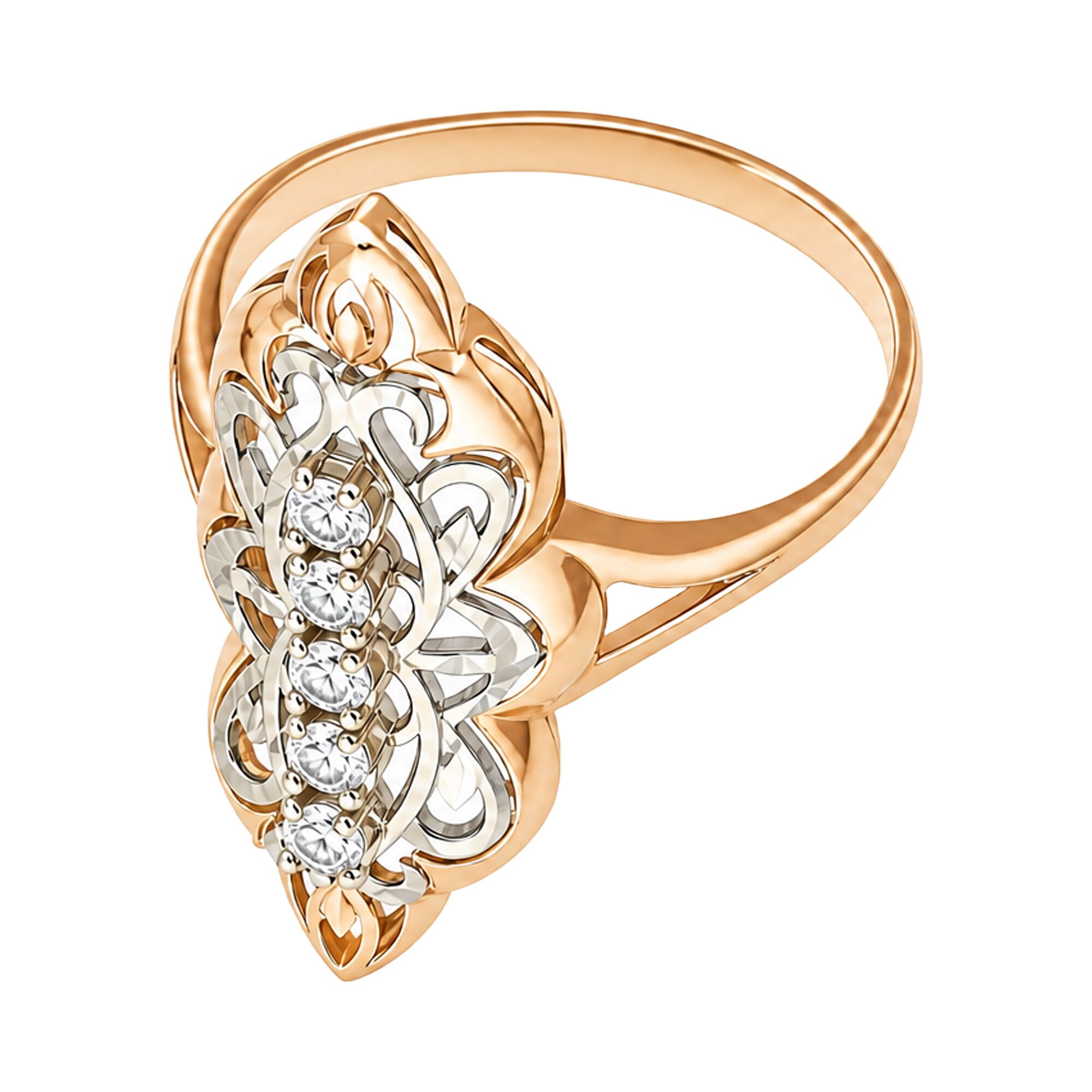 Кольцо, золото, 585, 3.43г, 65094, изображение 2 | GoldMarket.kz