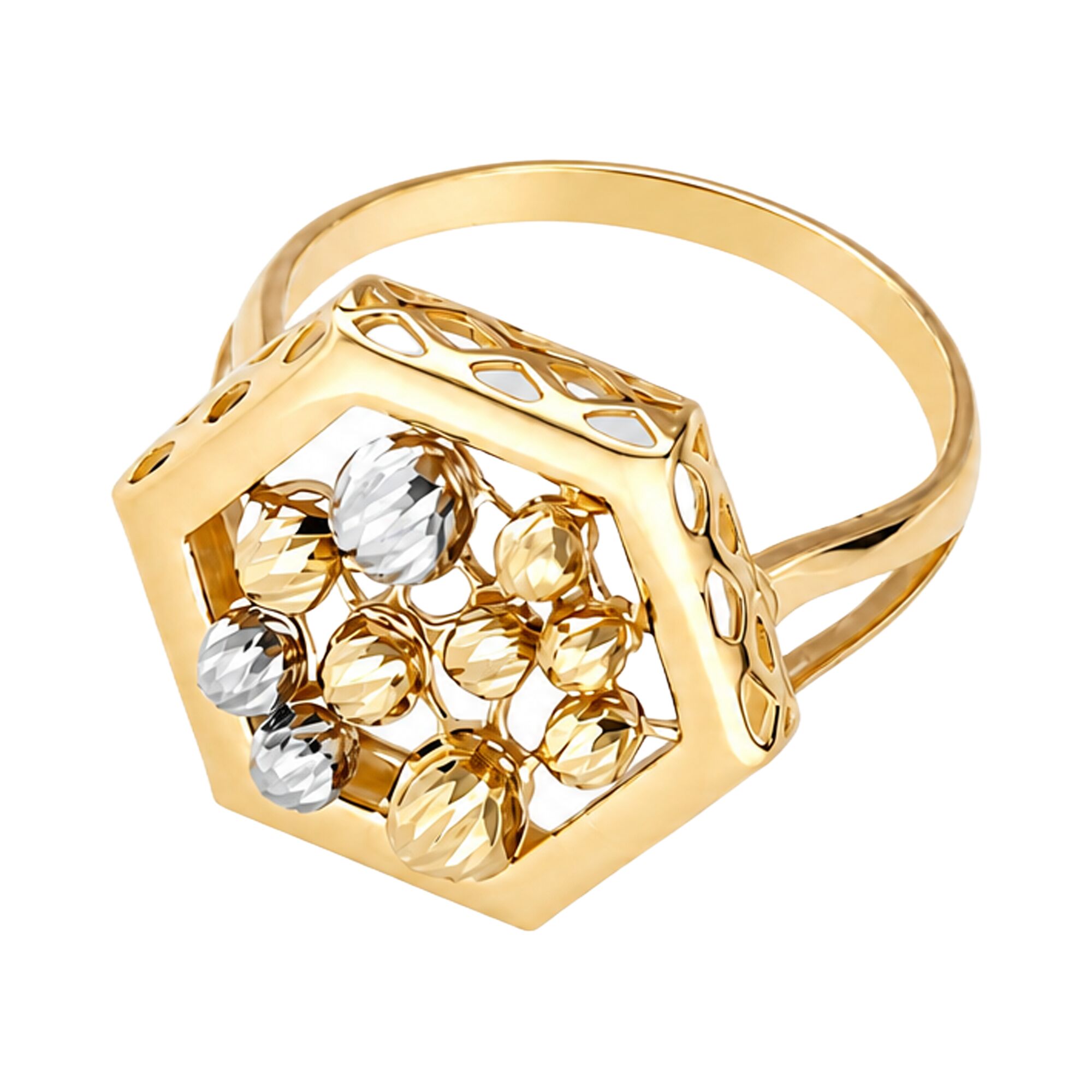Кольцо, золото, 585, 3.18г, 65101, изображение 2 | GoldMarket.kz
