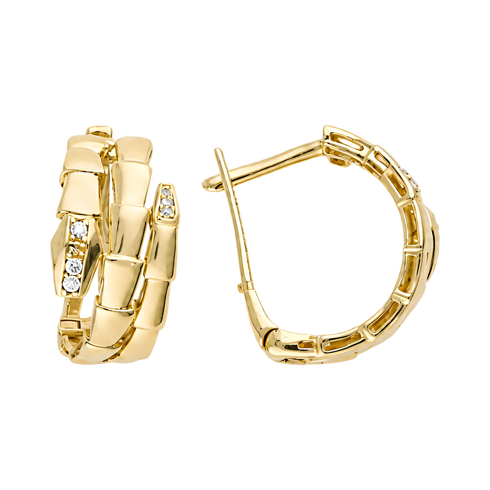 Серьги, золото, 585, 5.89г, 65126, изображение 2 | GoldMarket.kz