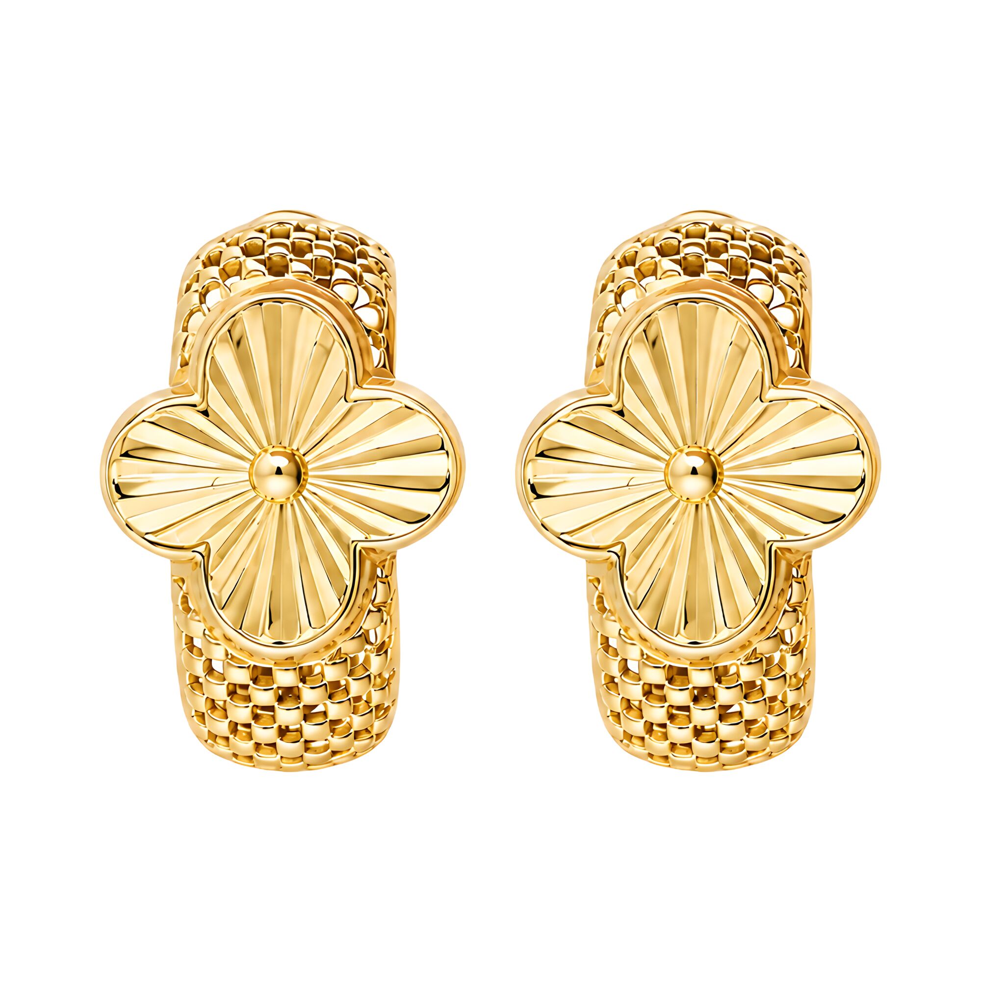 Серьги, золото, 585, 4.3г, 65296 | GoldMarket.kz