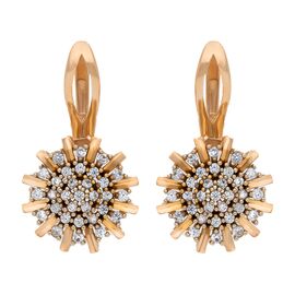 Серьги, золото, 585, 7.51г, 47631 | GoldMarket.kz
