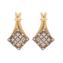Серьги, золото, 585, 3.91г, 49051 | GoldMarket.kz