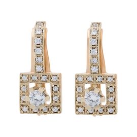 Серьги, золото, 585, 5.8г, 49676 | GoldMarket.kz