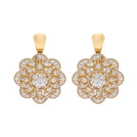 Серьги, золото, 585, 7.5г, 50435 | GoldMarket.kz