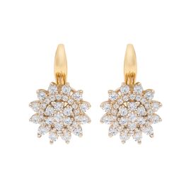 Серьги, золото, 585, 5.9г, 50630 | GoldMarket.kz