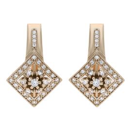 Серьги, золото, 585, 8.76г, 51119 | GoldMarket.kz