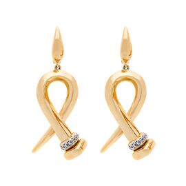 Серьги, золото, 585, 6.93г, 52527 | GoldMarket.kz