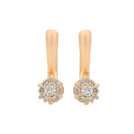 Серьги, золото, 585, 3.69г, 53700 | GoldMarket.kz