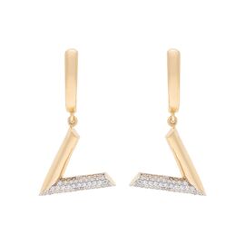 Серьги, золото, 585, 5.15г, 53760 | GoldMarket.kz