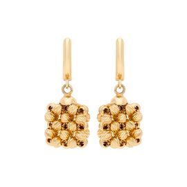 Серьги, золото, 585, 6.16г, 41398 | GoldMarket.kz