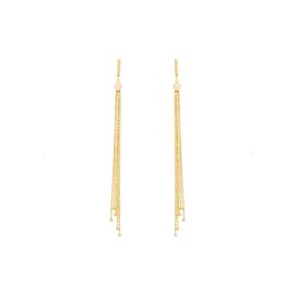 Серьги, золото, 585, 7.08г, 46619 | GoldMarket.kz