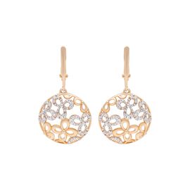 Серьги, золото, 585, 4.68г, 47569 | GoldMarket.kz