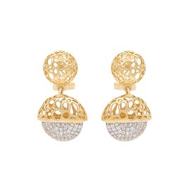 Серьги, золото, 585, 5.15г, 47679 | GoldMarket.kz