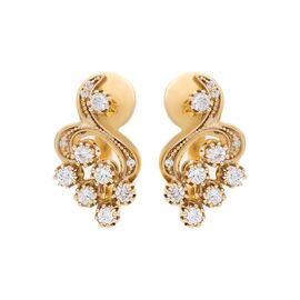 Серьги, золото, 585, 6.23г, 47707 | GoldMarket.kz